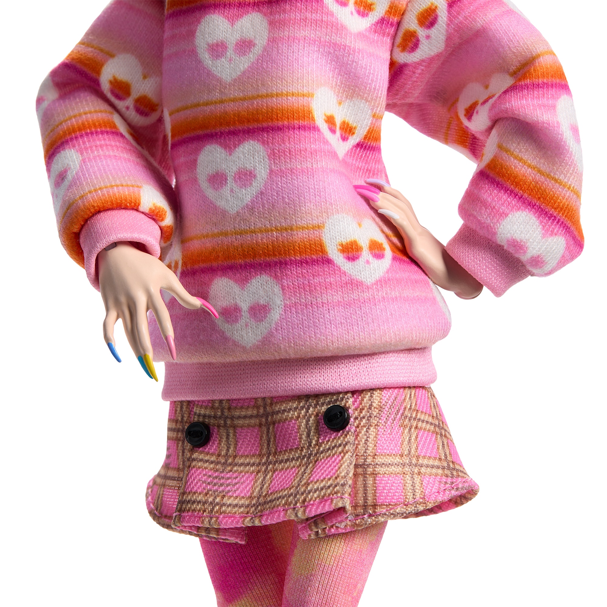Muñeca Enid Sinclair con ropa rosa Miércoles Monster High 3