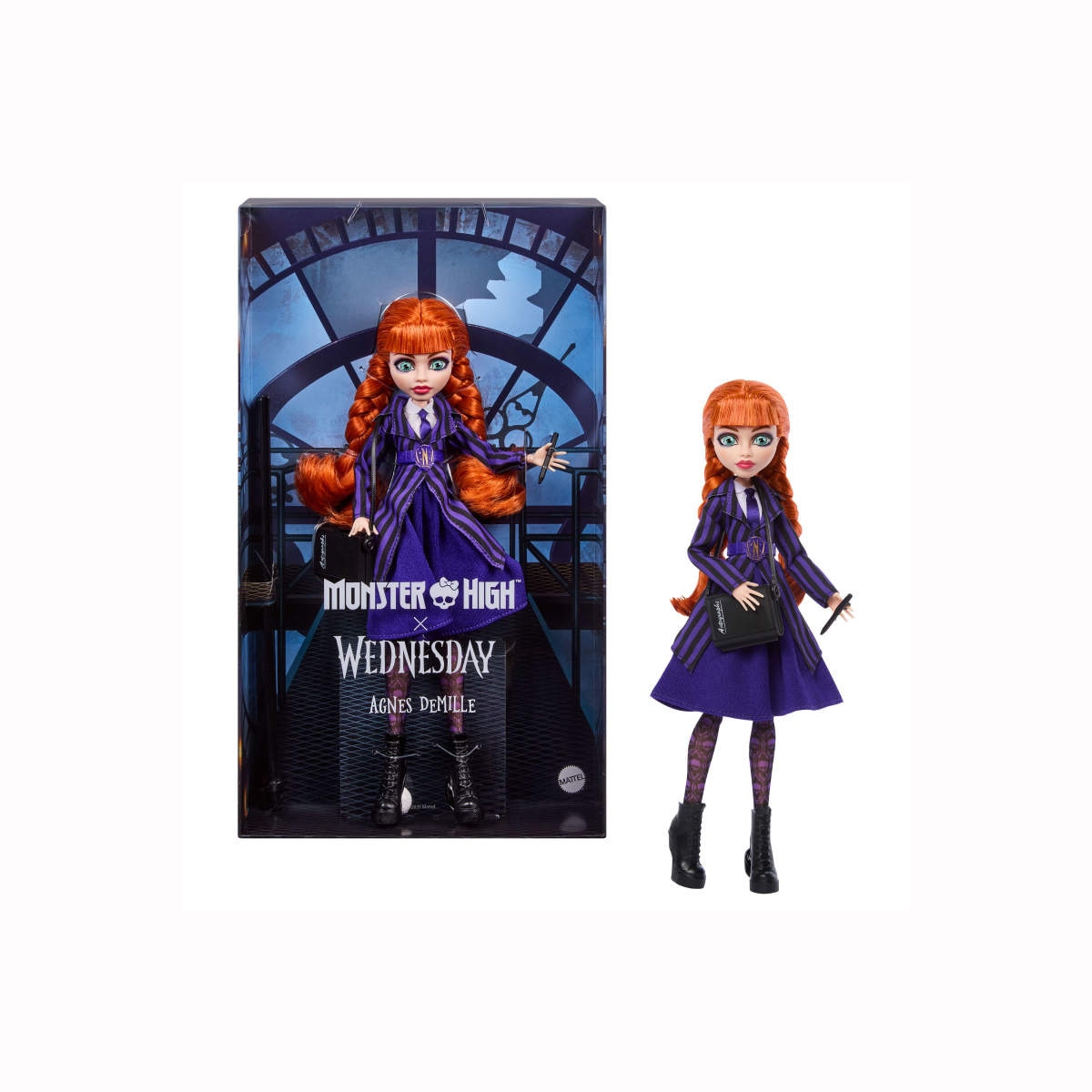 Imagen 1 de Muñeca Miércoles  Agnes Monster High Collector Mattel