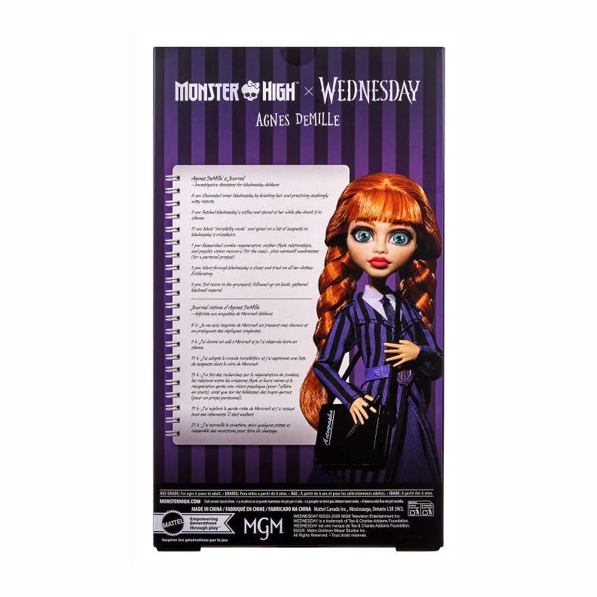 Imagen 6 de Muñeca Miércoles Agnes Monster High Collector Mattel