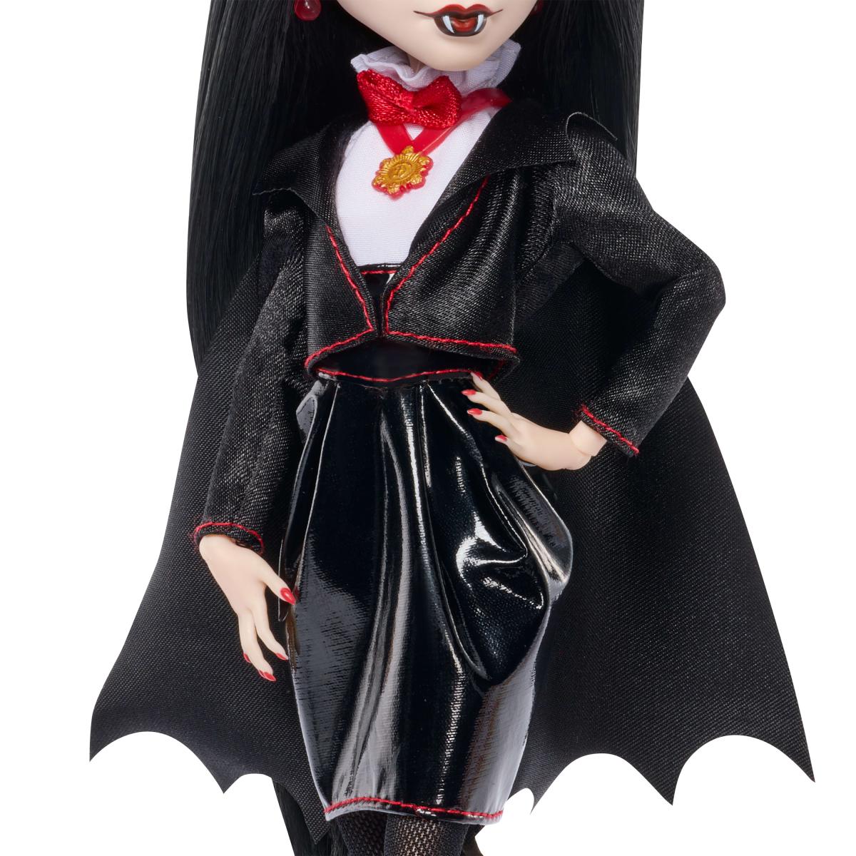 Muñeca Drácula de colección con detalles premium y embalaje de exposición para fans de la serie Monster High 2