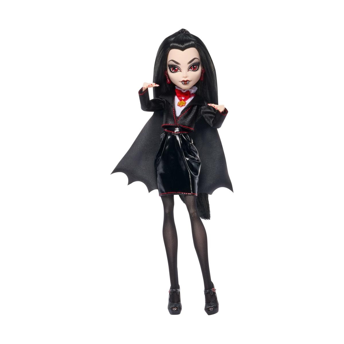 Muñeca Drácula de colección con detalles premium y embalaje de exposición para fans de la serie Monster High 5