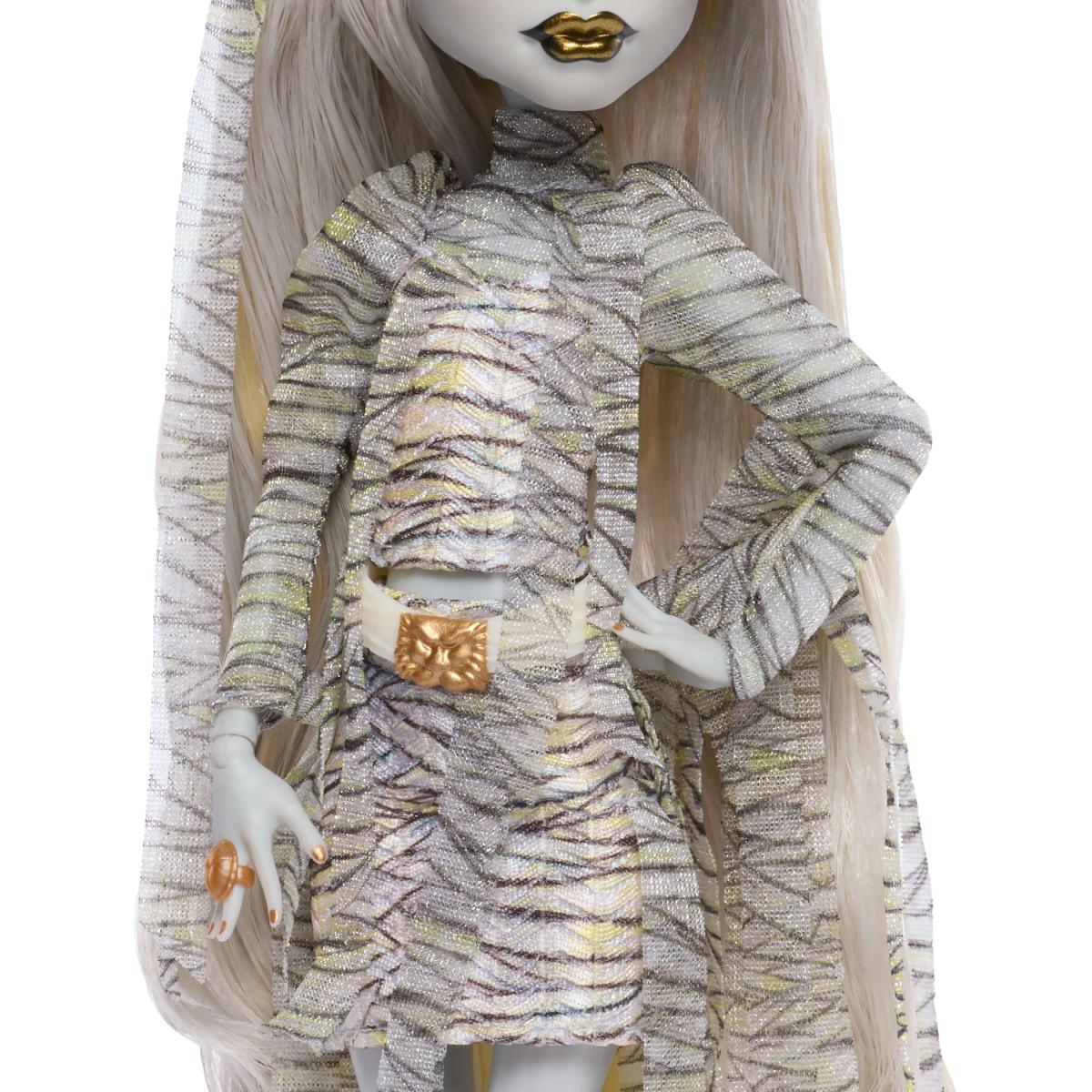Muñeca Momia de colección con detalles premium y embalaje de exposición para fans de la serie Monster High 2