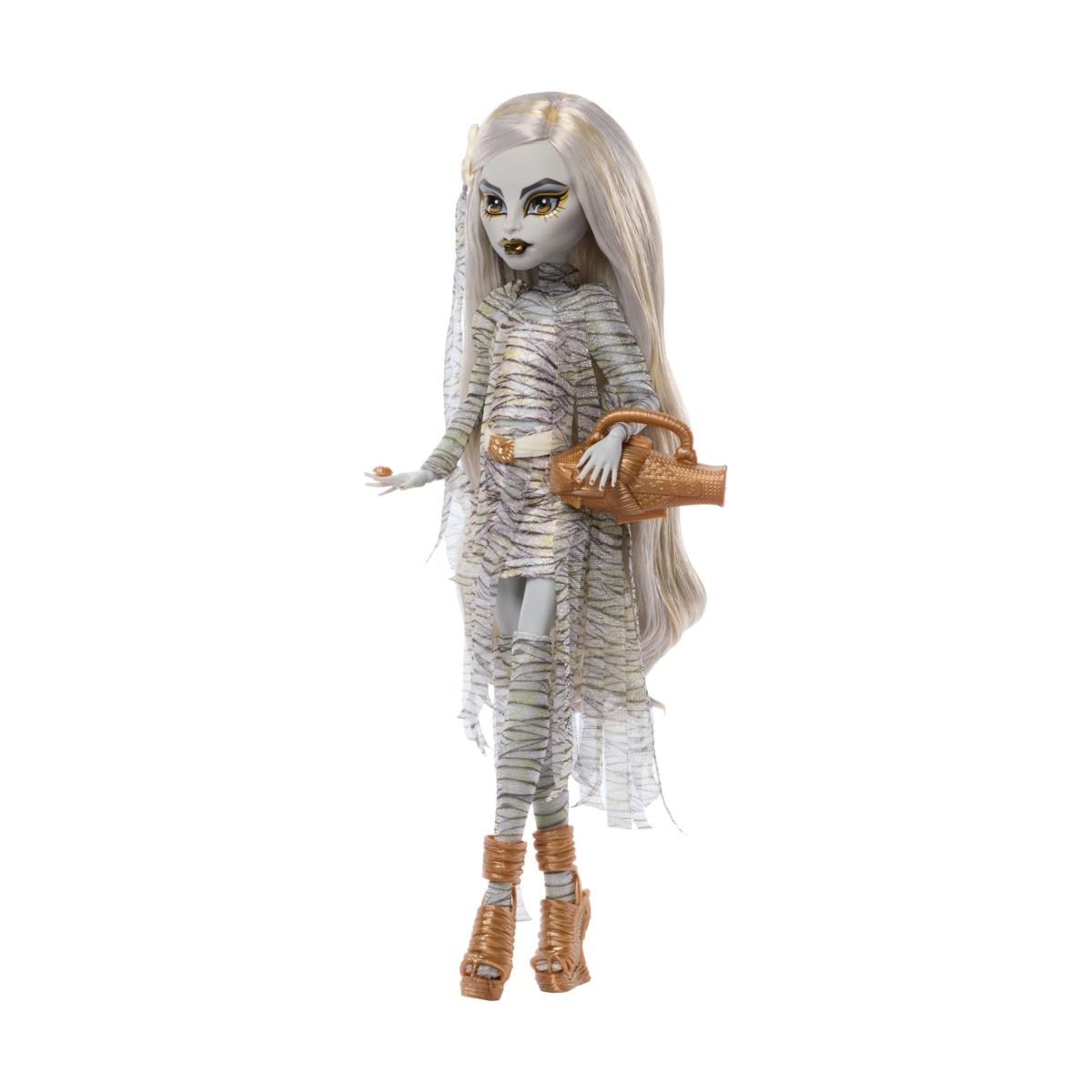 Muñeca Momia de colección con detalles premium y embalaje de exposición para fans de la serie Monster High 4
