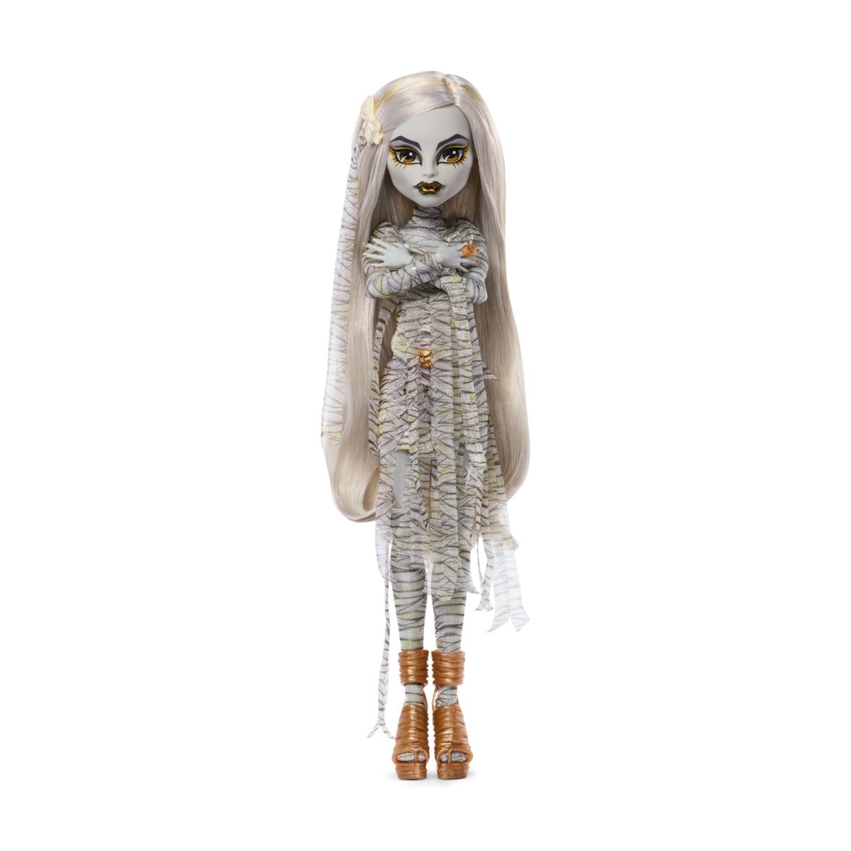 Muñeca Momia de colección con detalles premium y embalaje de exposición para fans de la serie Monster High 5