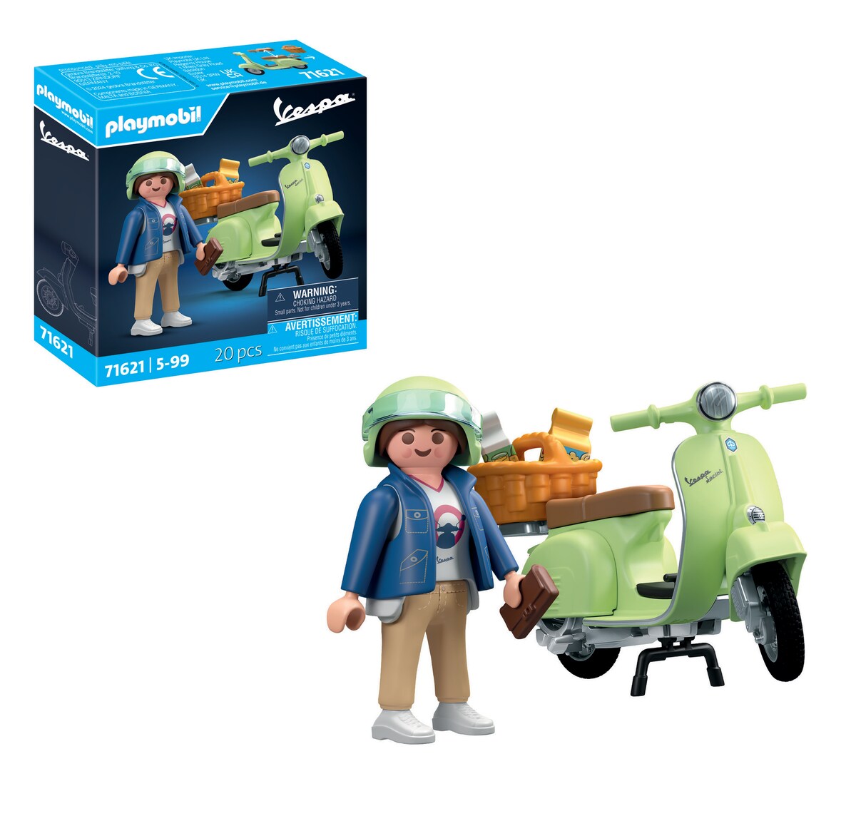 Acheter Playmobil 1969 Vespa 150 Sprint Veloce Vert