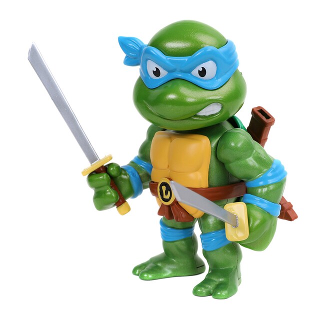 Figura metal Tortugas Ninja Leonardo 10 cm