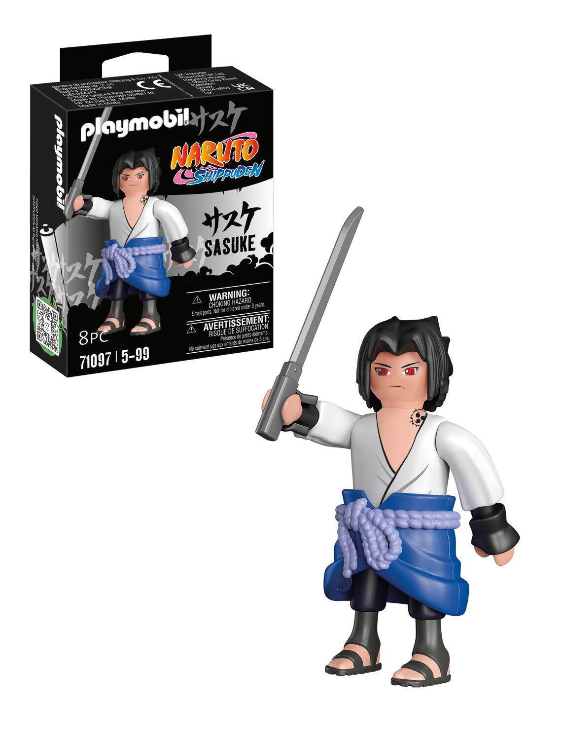 Figura Sasuke Playmobil Naruto 3