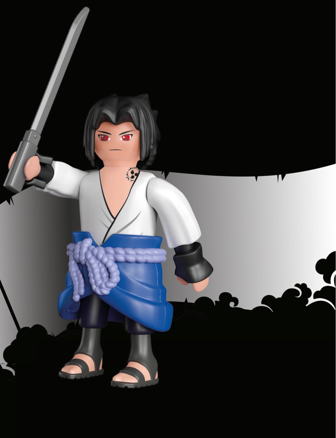 Figura Sasuke Playmobil Naruto 4