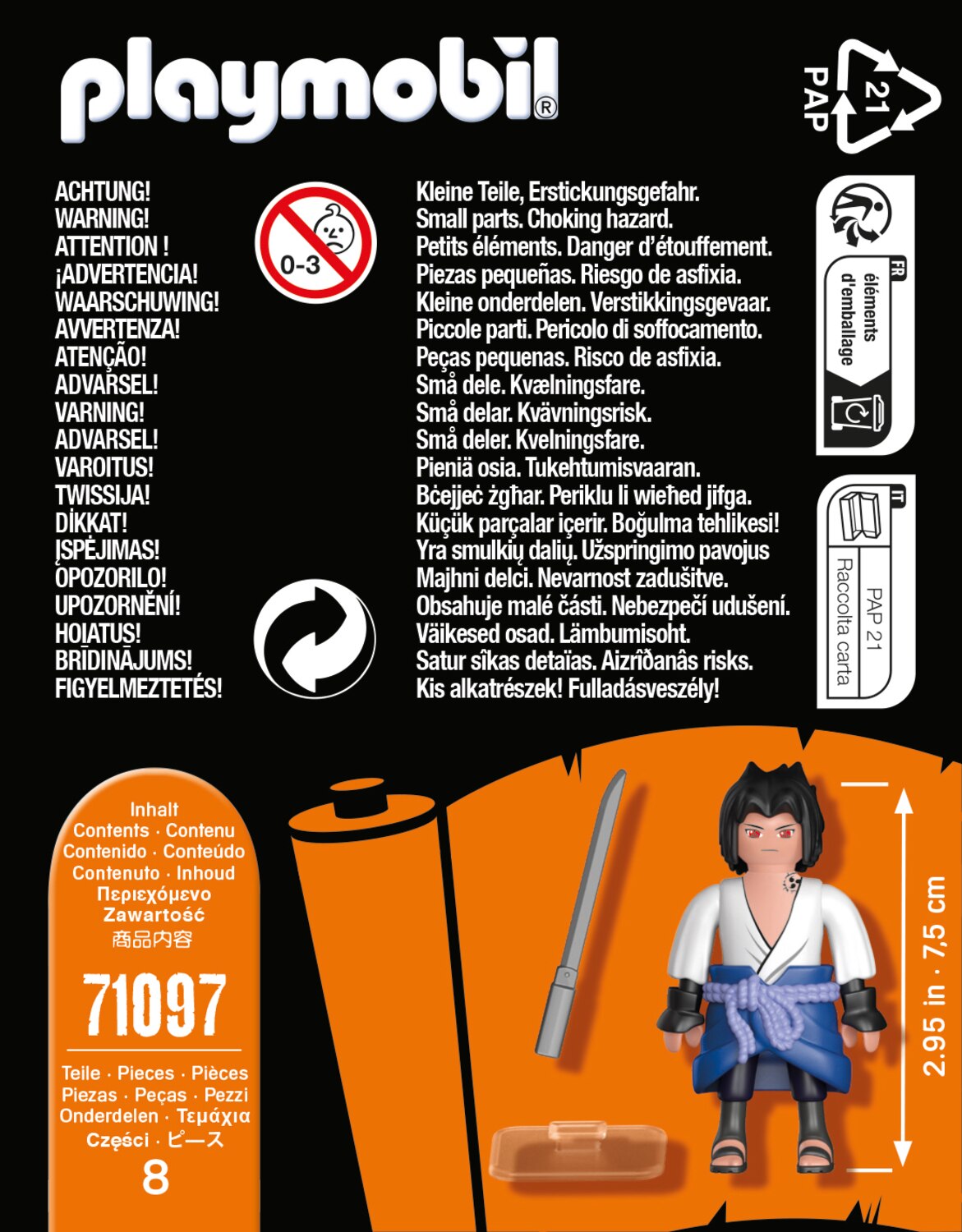 Figura Sasuke Playmobil Naruto 5