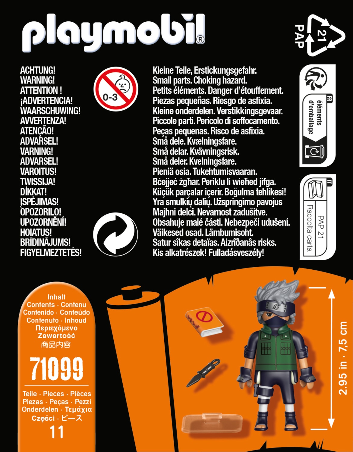 Figura Kakashi Playmobil Naruto 5