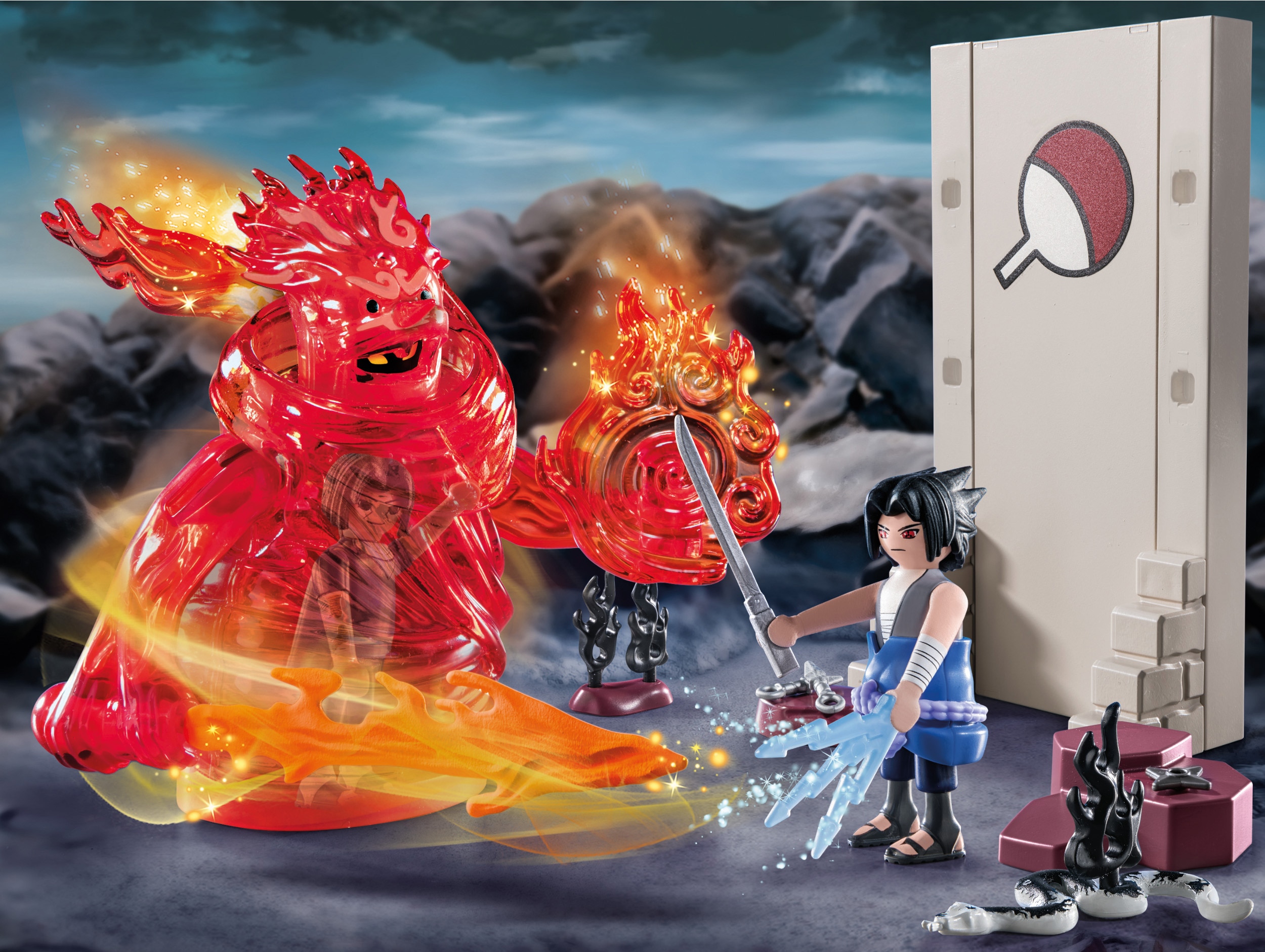 Set Sasuke Vs. Itachi Playmobil Naruto 2
