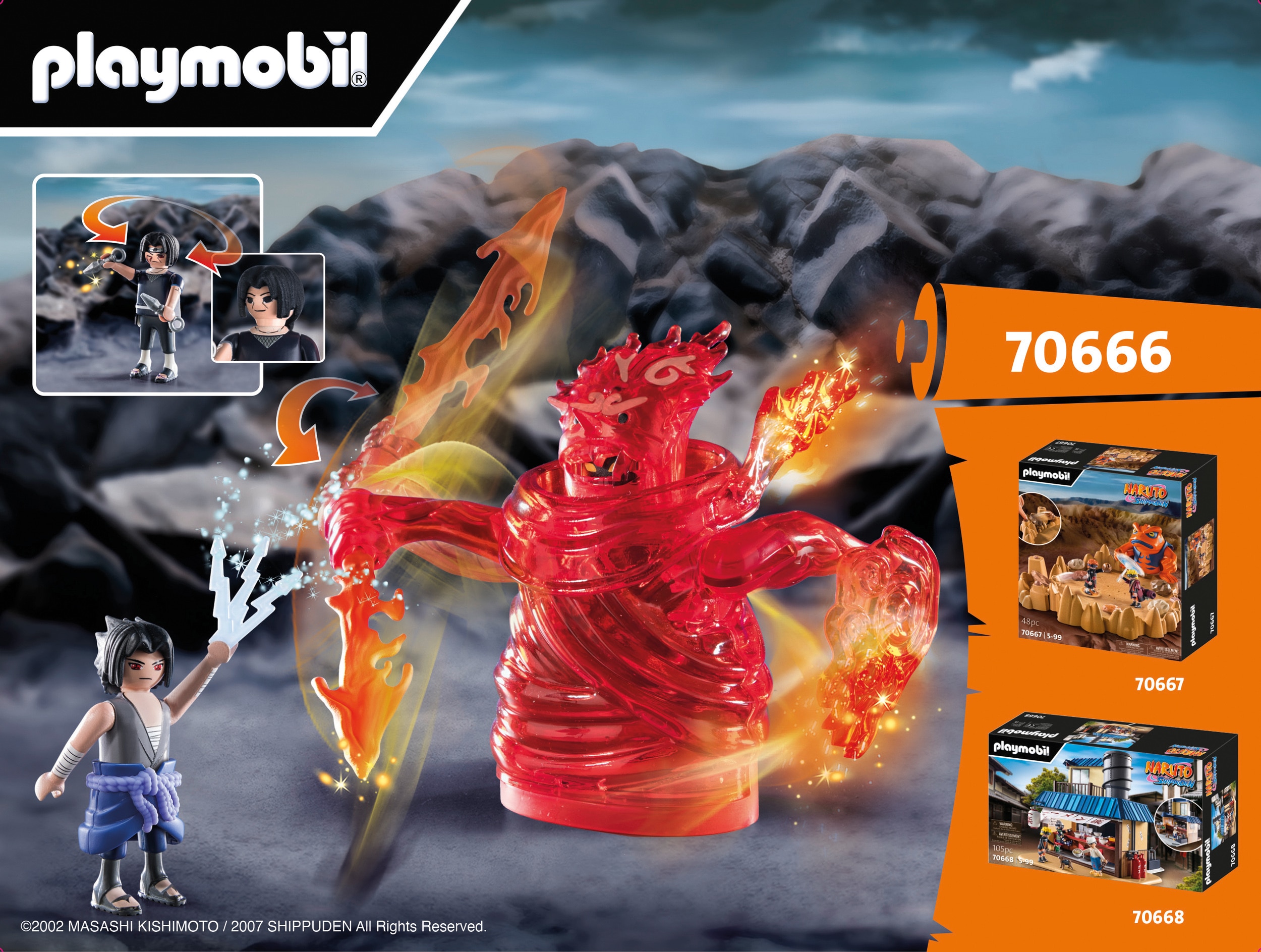 Set Sasuke Vs. Itachi Playmobil Naruto 4
