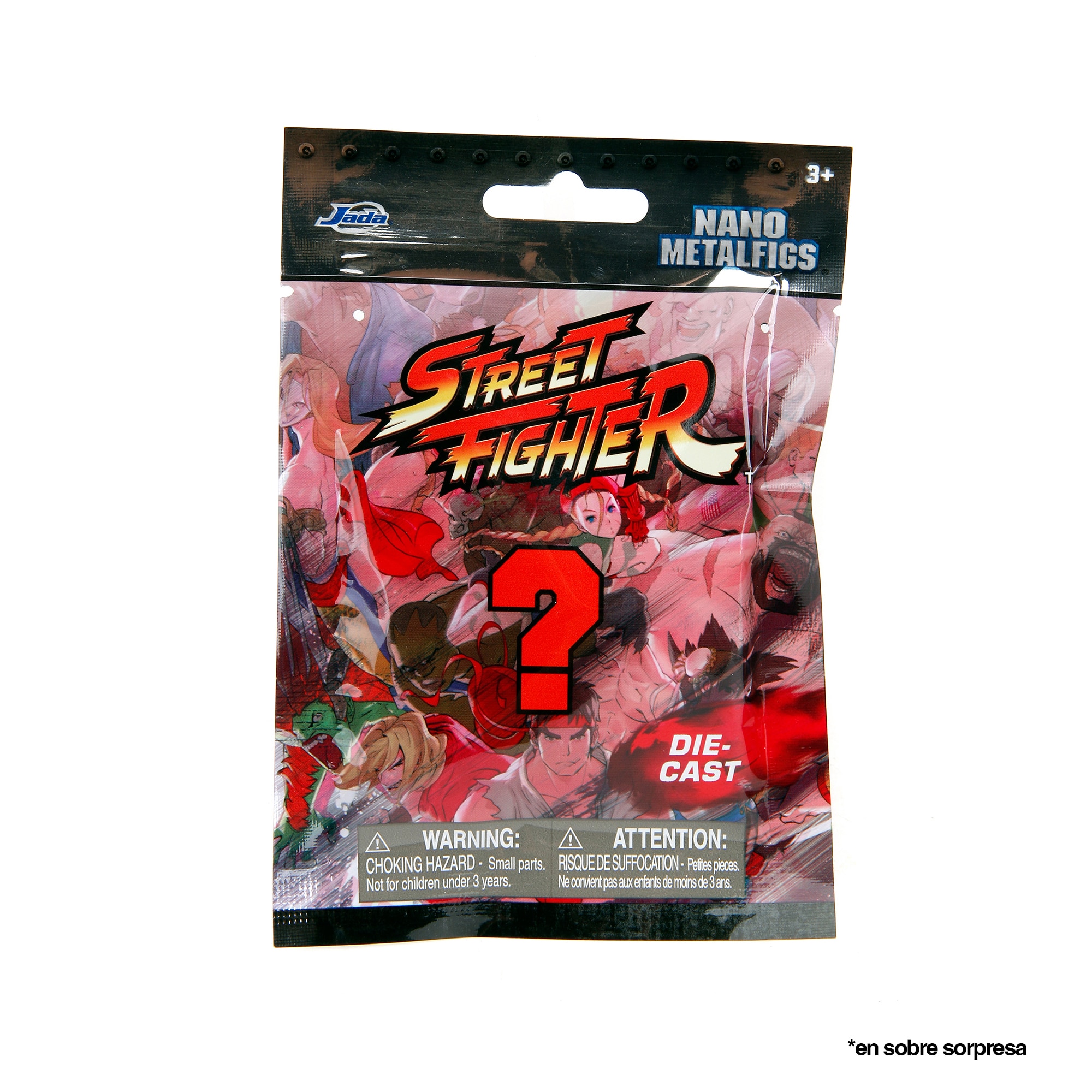 Figura metal 4 cm Street Fighter Jada modelos surtidos 4