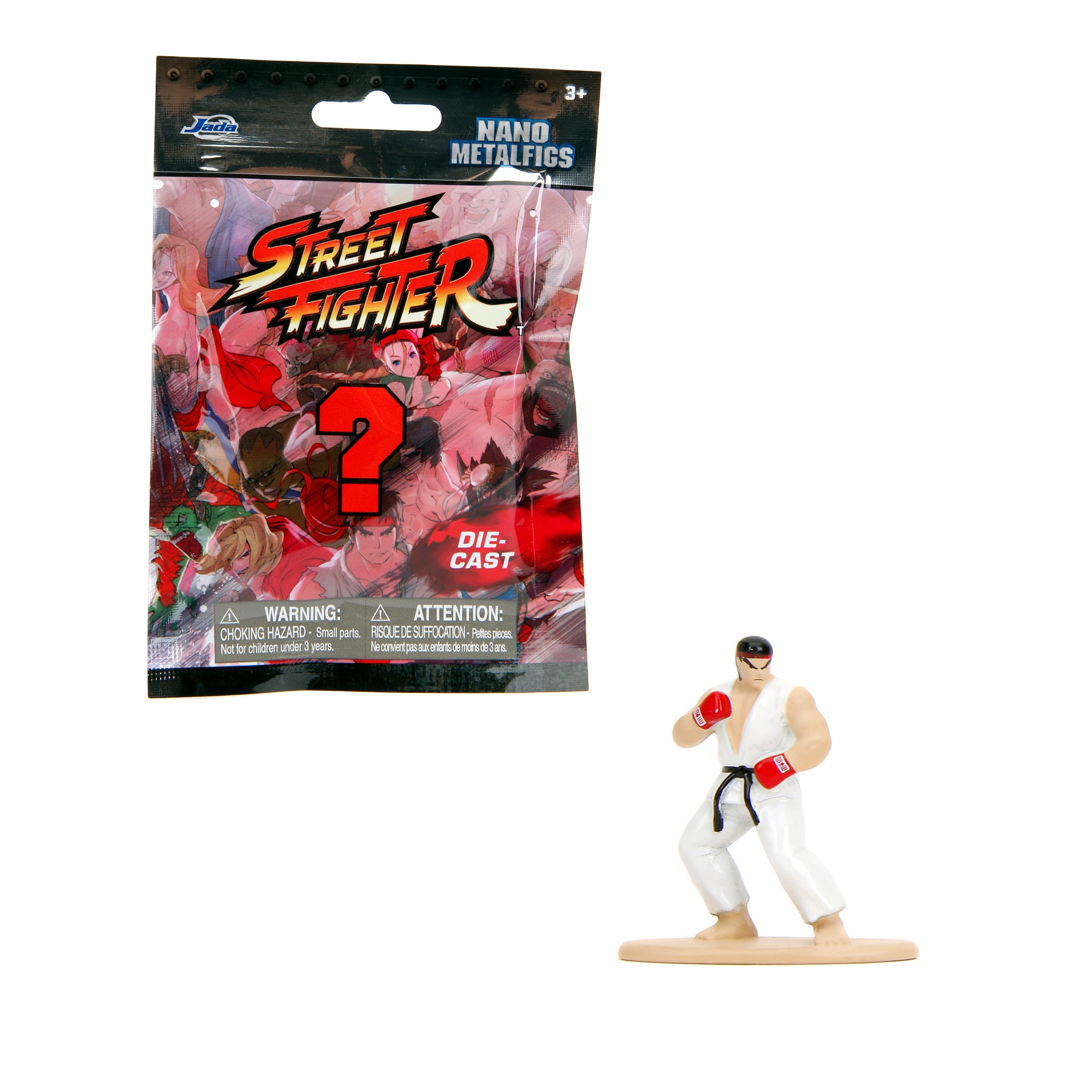 Figura metal 4 cm Street Fighter Jada modelos surtidos 5