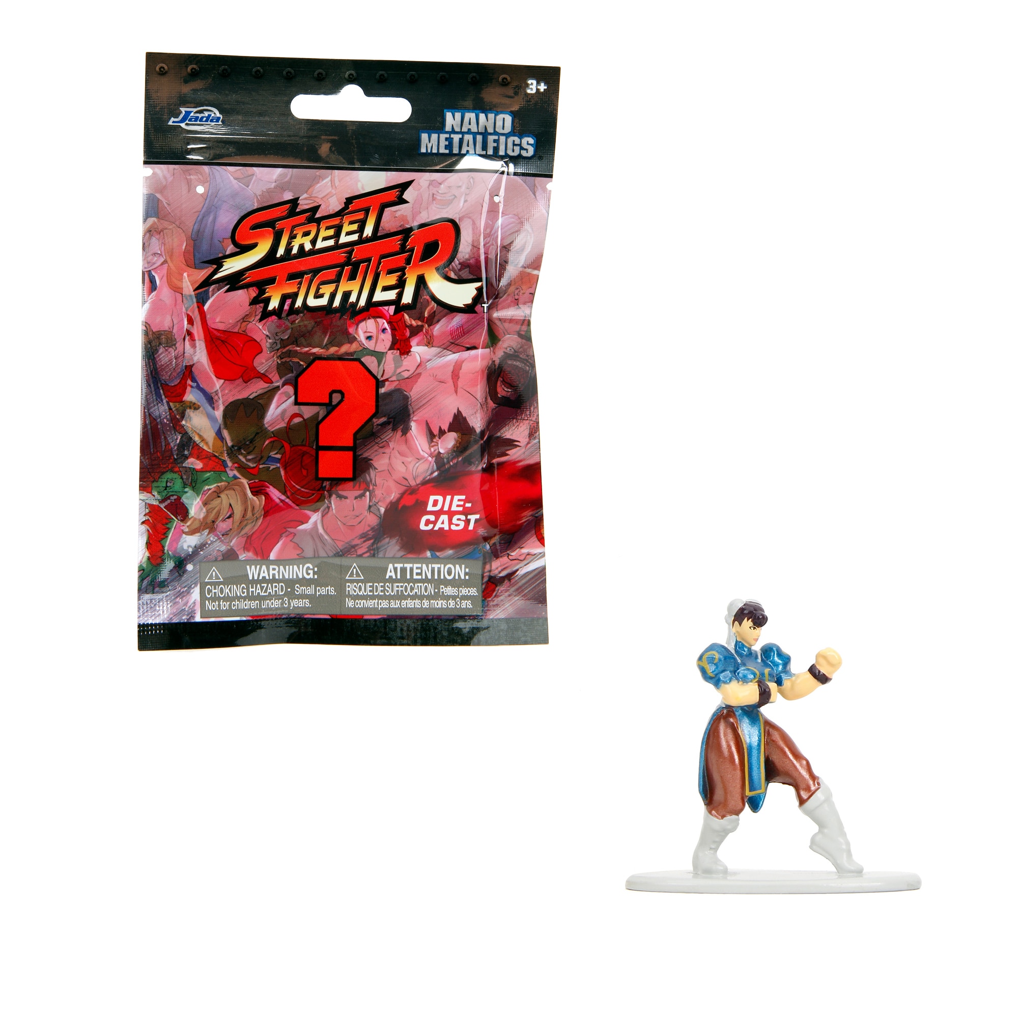 Figura metal 4 cm Street Fighter Jada modelos surtidos 6