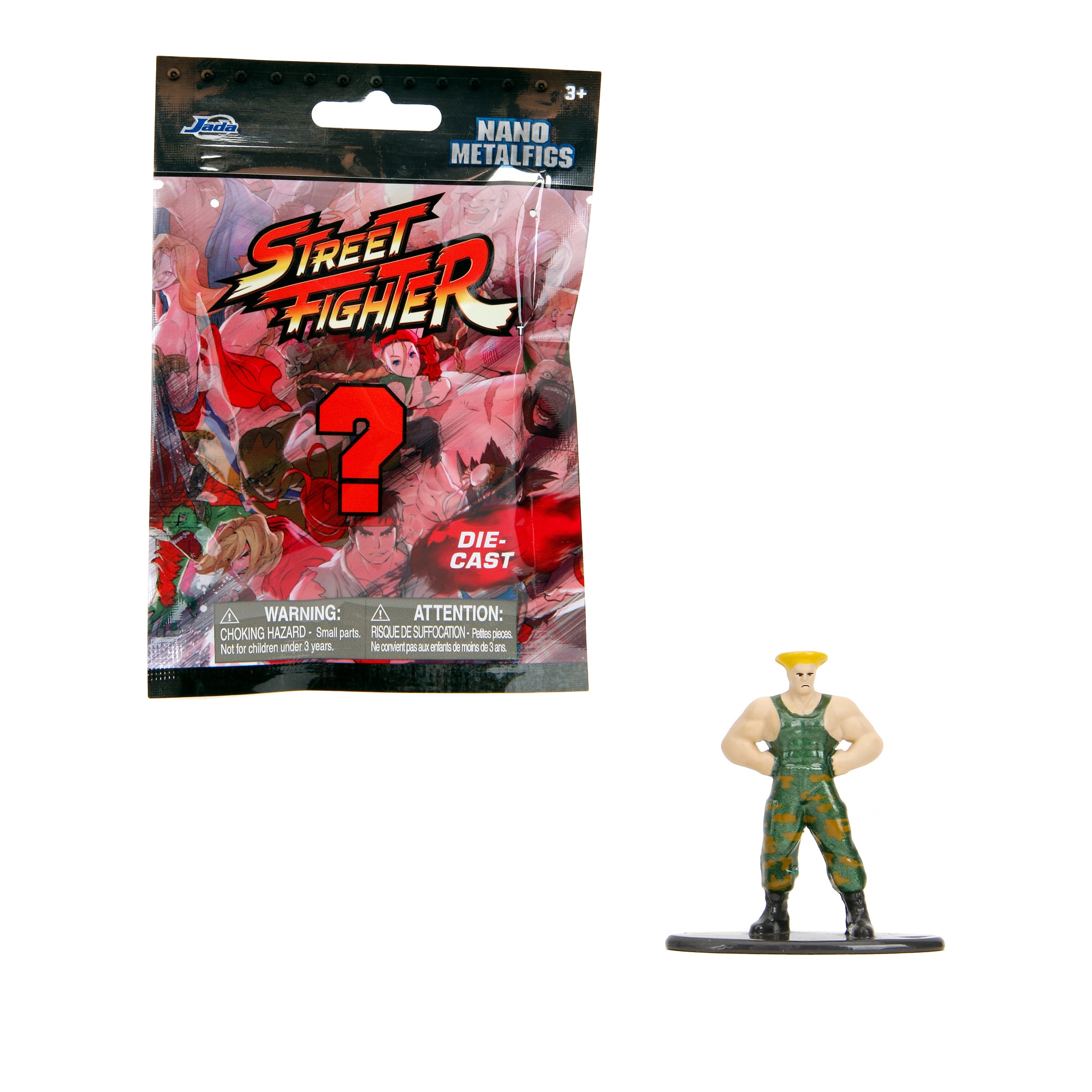 Figura metal 4 cm Street Fighter Jada modelos surtidos 7