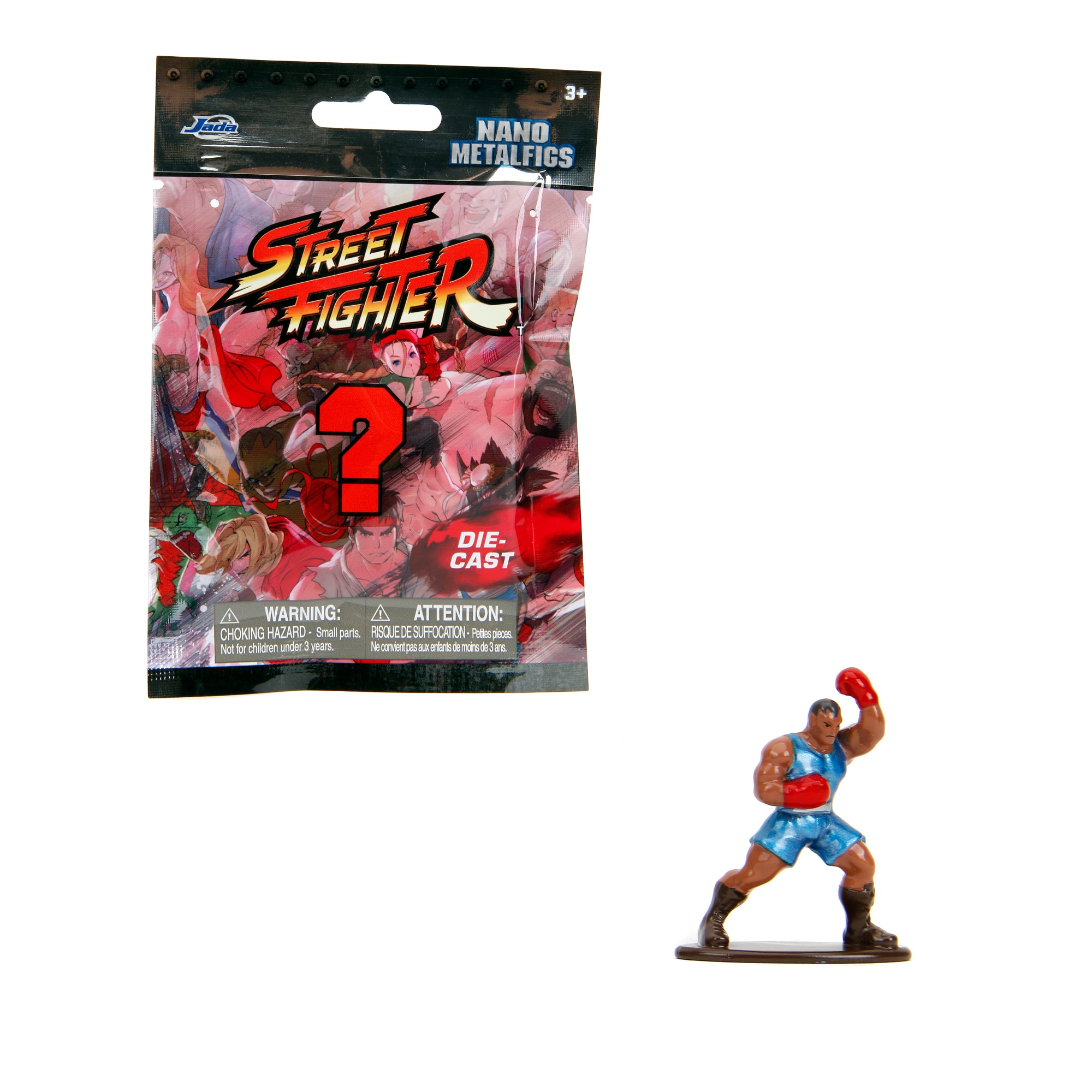 Figura metal 4 cm Street Fighter Jada modelos surtidos 8