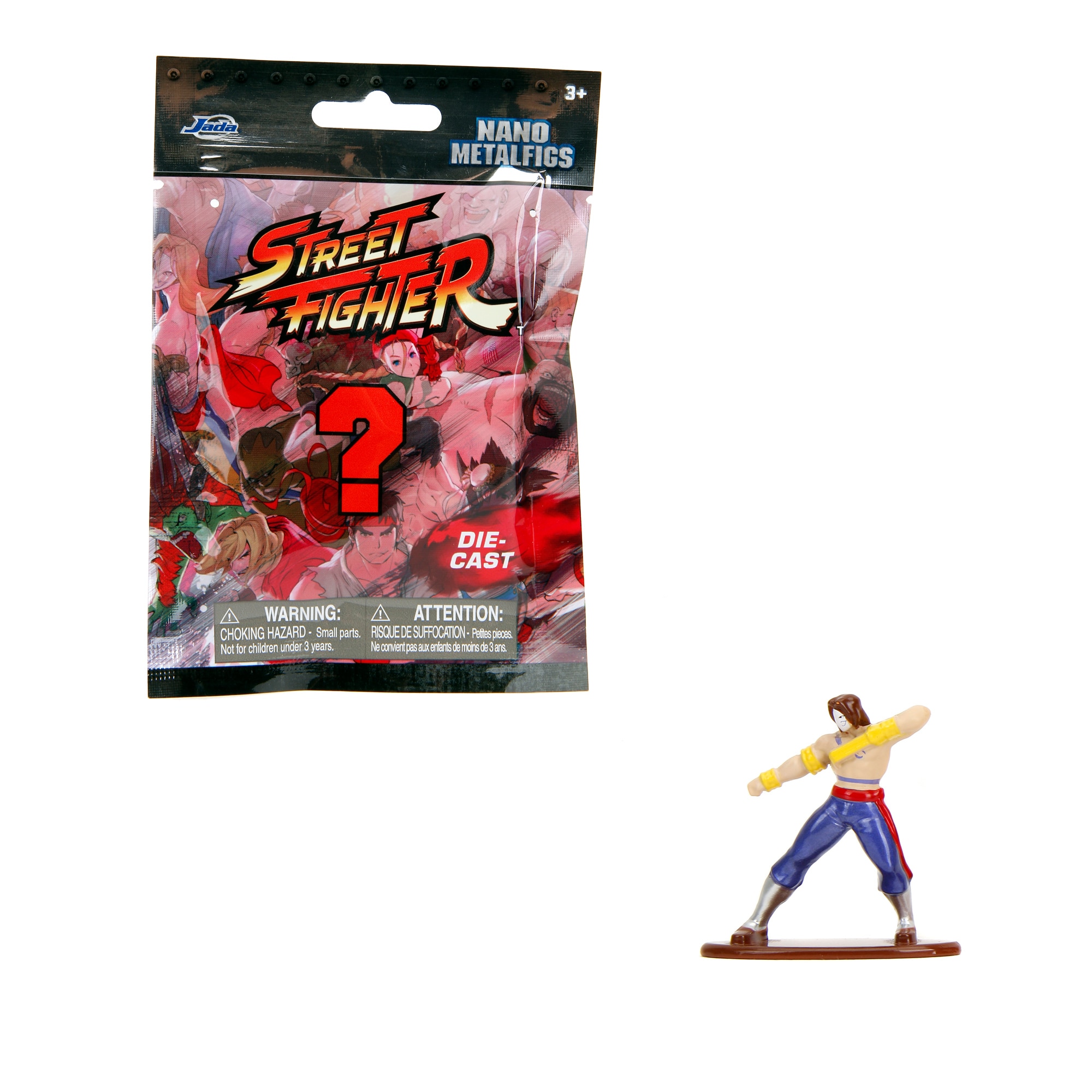 Figura metal 4 cm Street Fighter Jada modelos surtidos 9