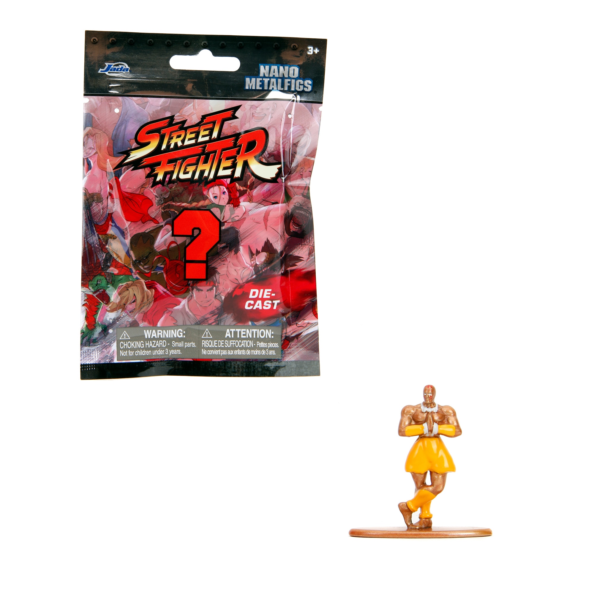 Figura metal 4 cm Street Fighter Jada modelos surtidos 11