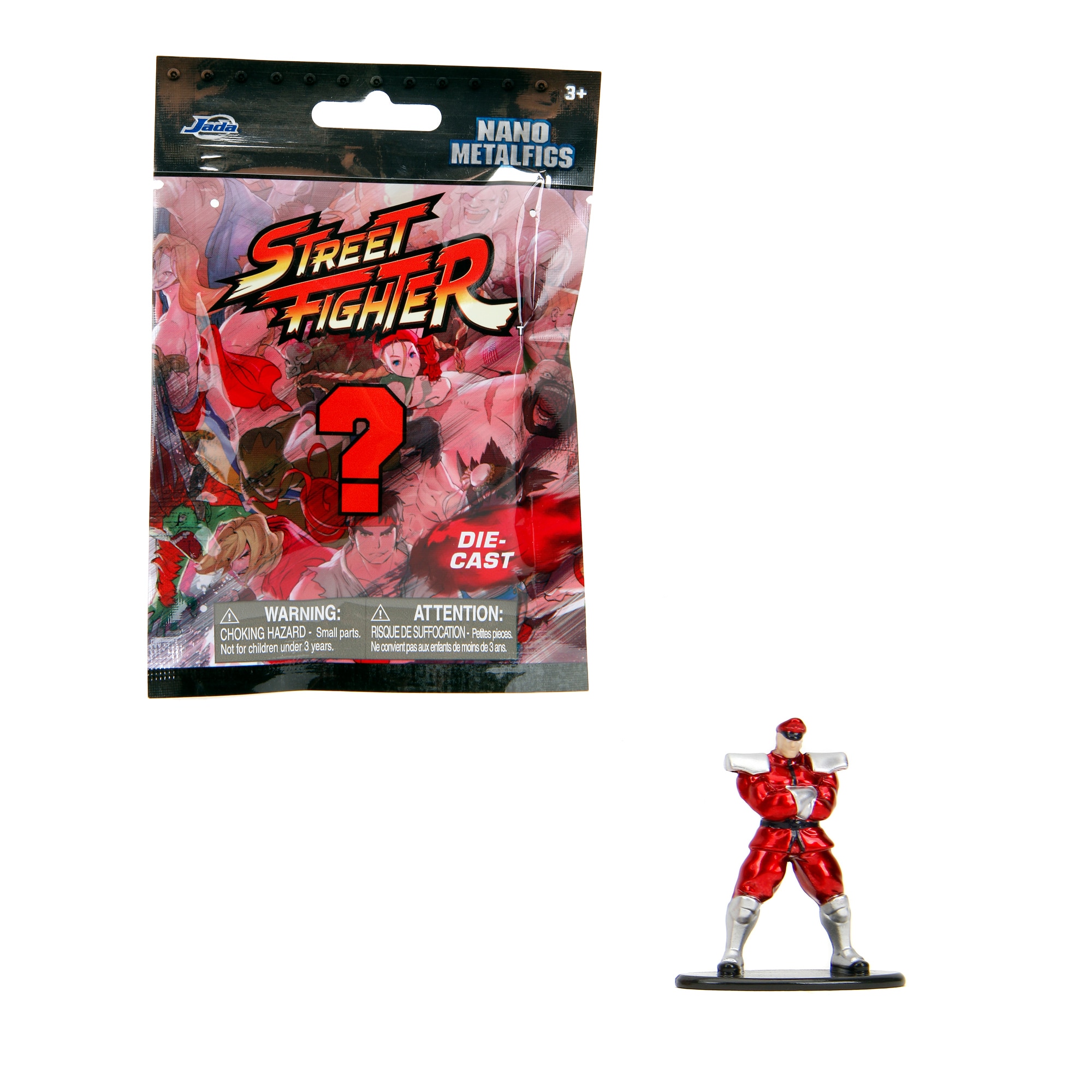 Figura metal 4 cm Street Fighter Jada modelos surtidos 12