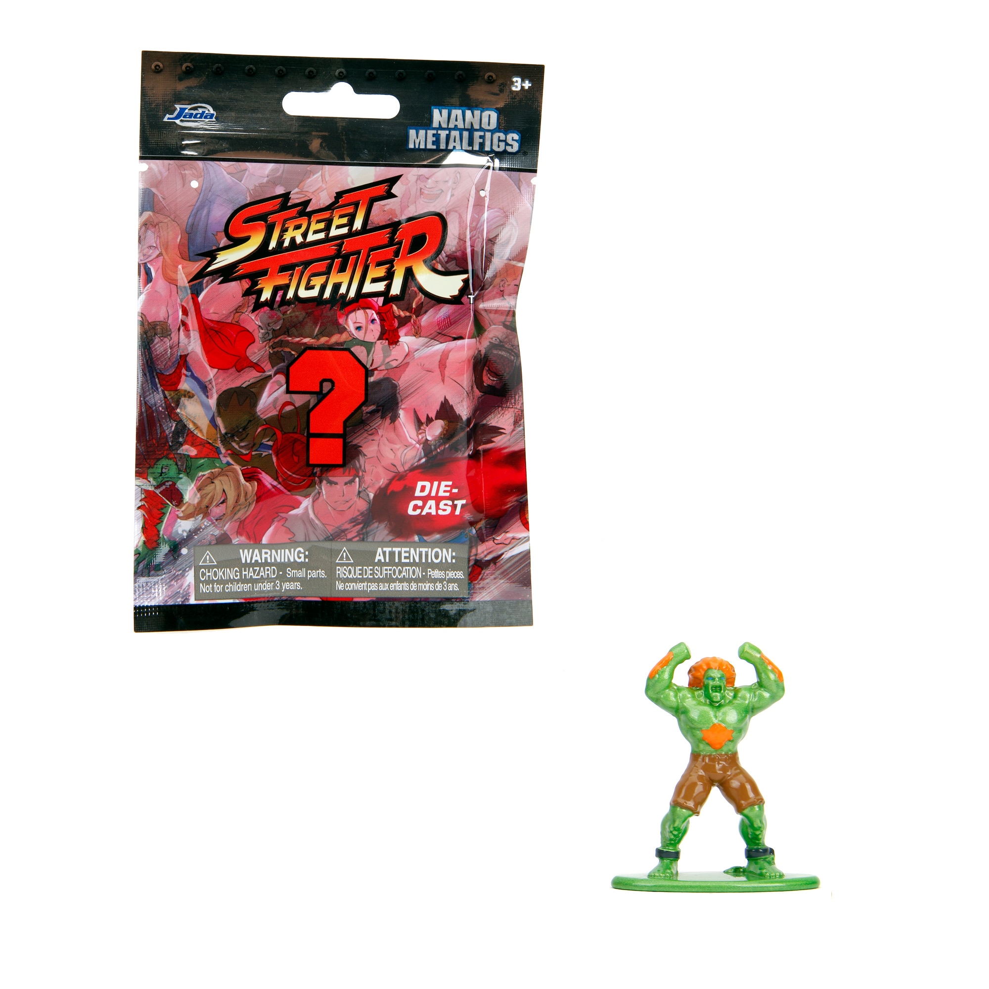 Figura metal 4 cm Street Fighter Jada modelos surtidos 15