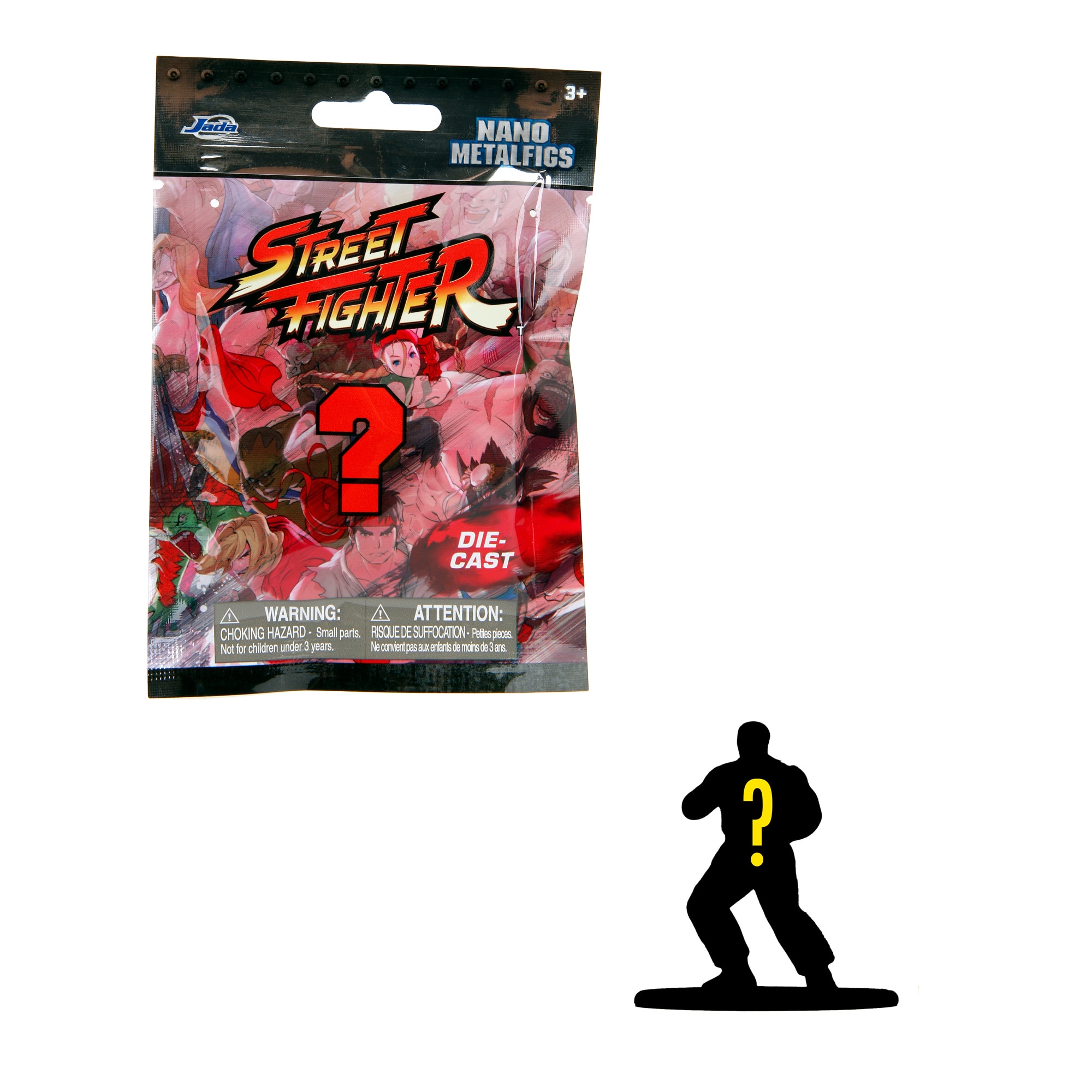 Figura metal 4 cm Street Fighter Jada modelos surtidos 16