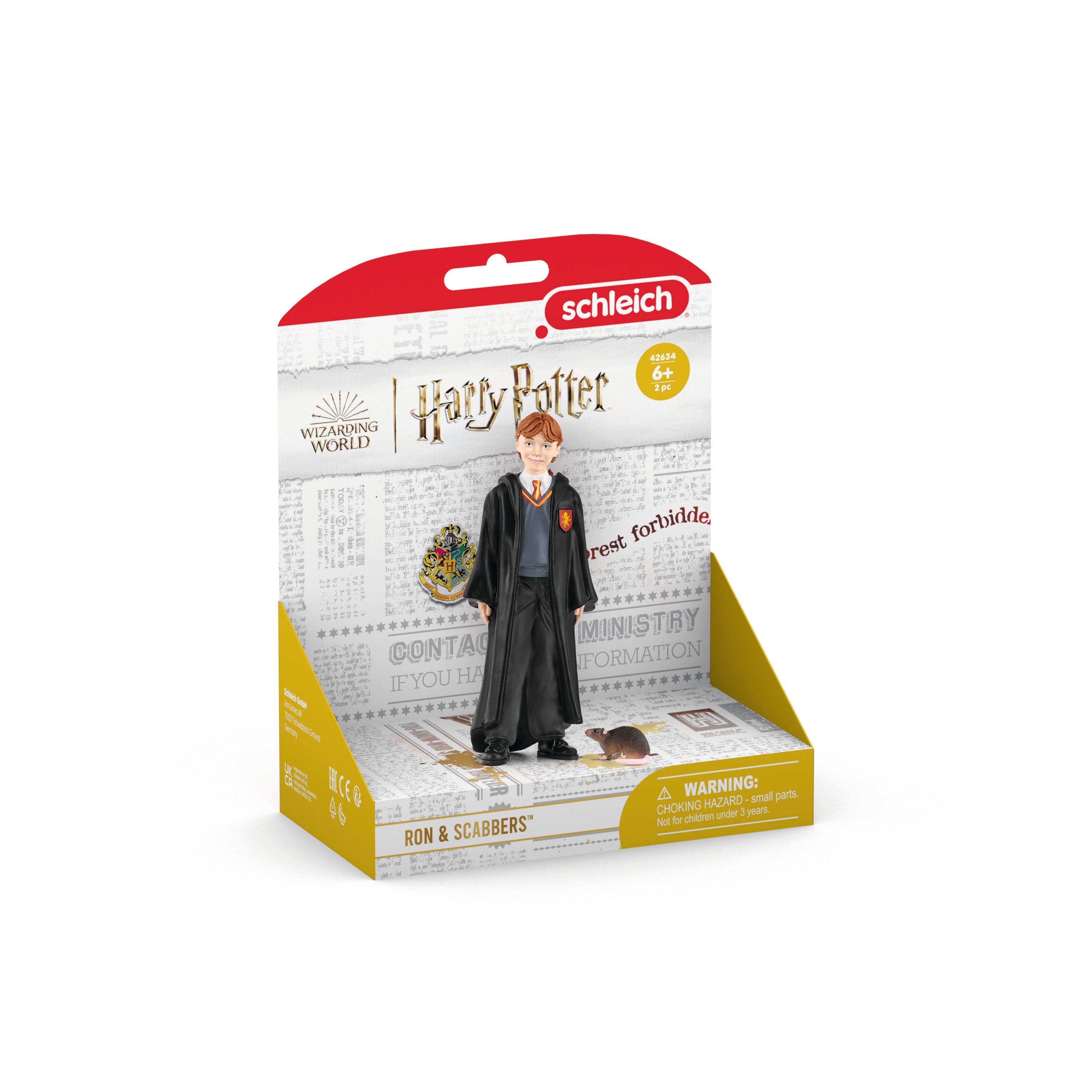 Figura Ron Weasley & Scabbers Harry Potter Schleich 3