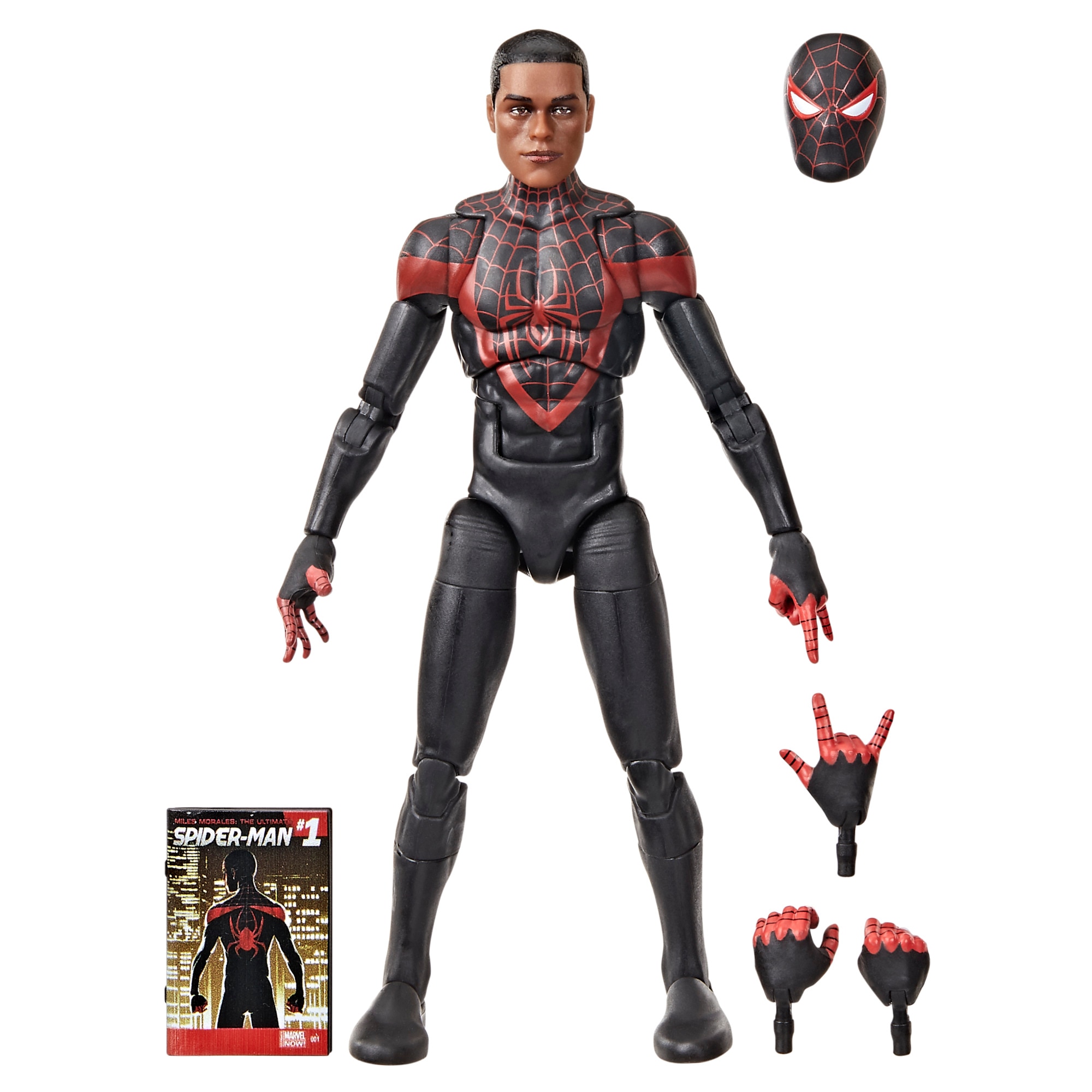 Hasbro – Figura Ultimate Miles Morales Spider-Man Marvel Legends Series Hasbro.