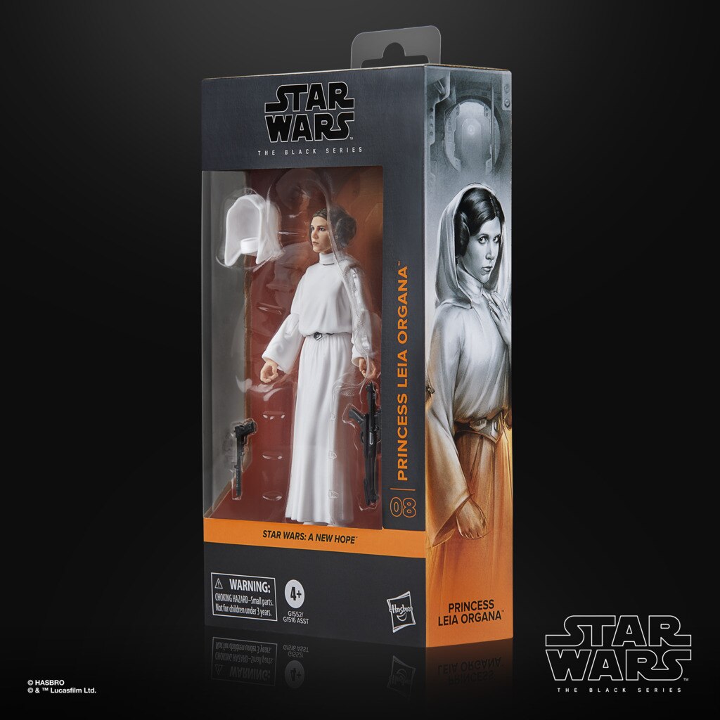 Figura Princesa Leia Organa Star Wars The Black Series Hasbro