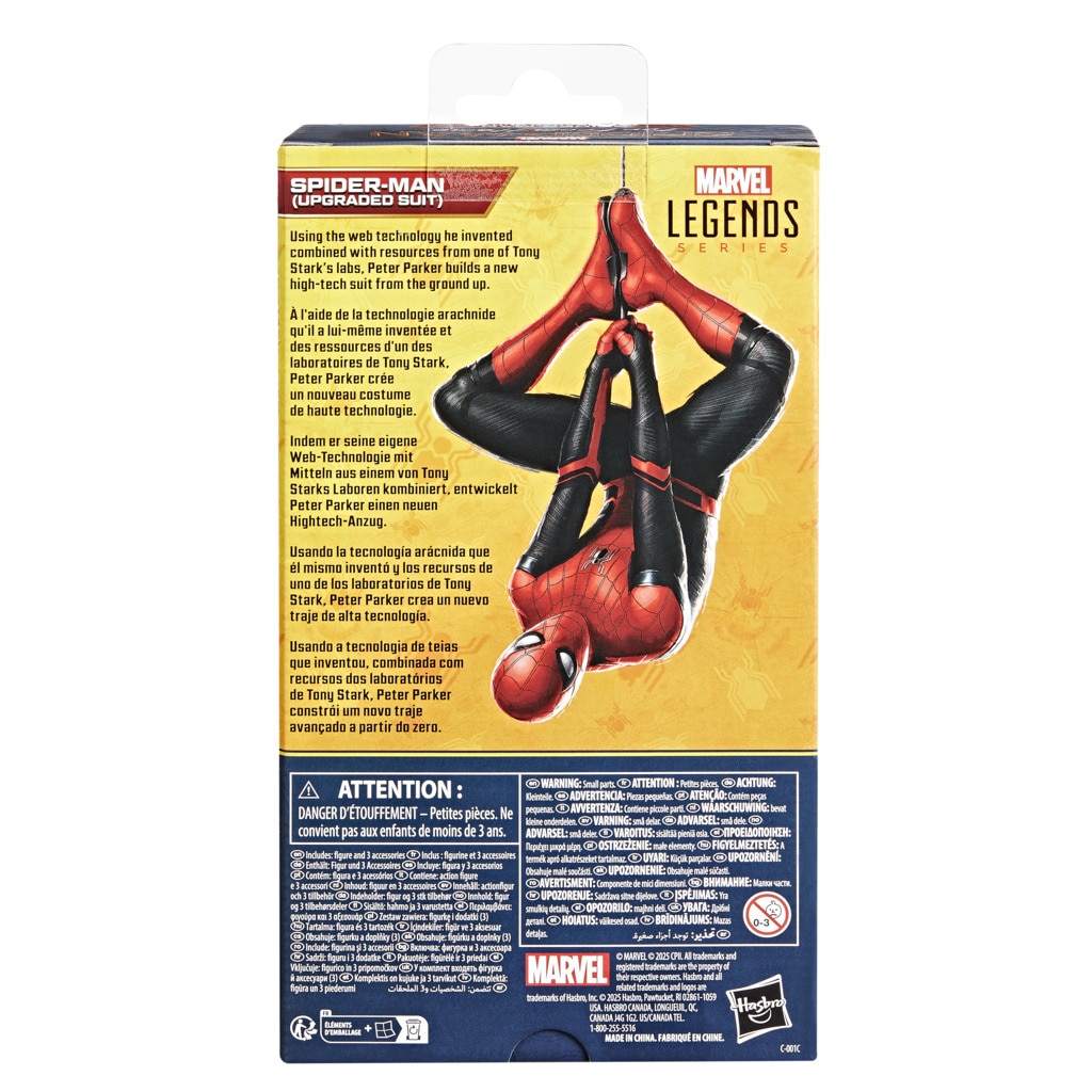 Figura Spider-Man Upgraded Suit Marvel Legends Series Hasbro 13