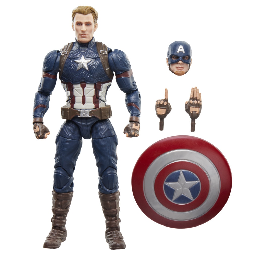 Figura de acción del Capitán América Marvel Legends Series Hasbro 6