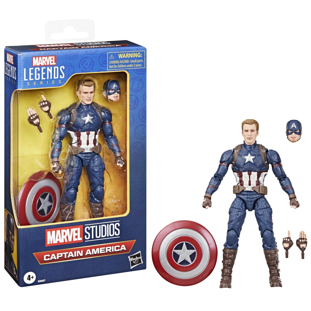 Figura de acción del Capitán América Marvel Legends Series Hasbro 9