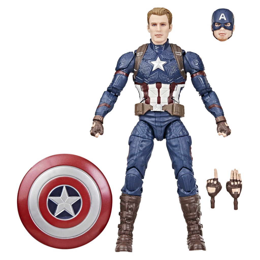 Figura de acción del Capitán América Marvel Legends Series Hasbro 11