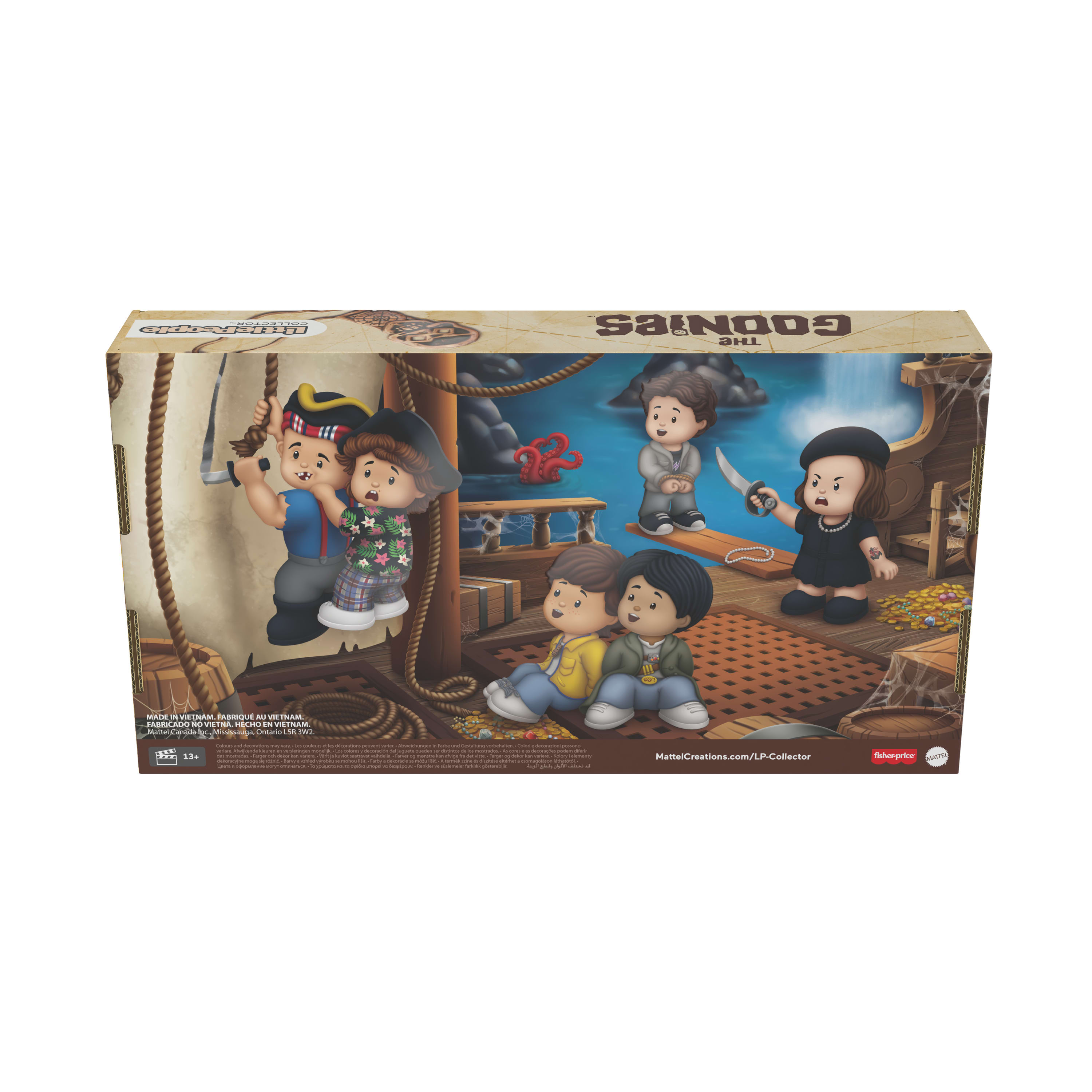 Pack de 5 figuras Los Goonies Little People Collection · Mattel
