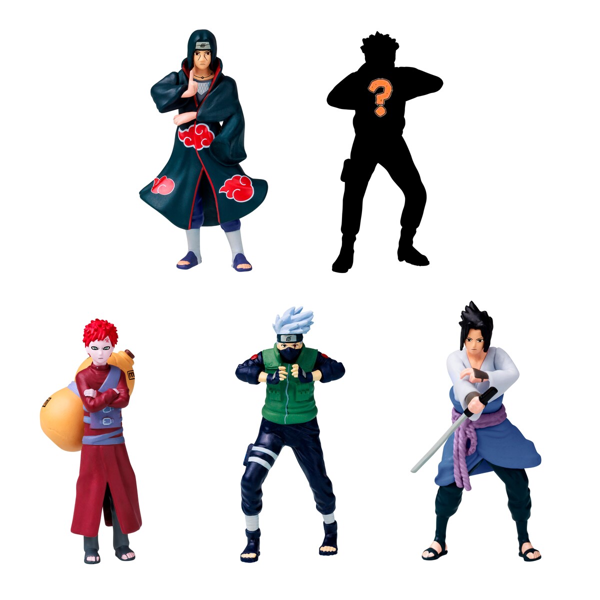 Pack de 5 figuras de Naruto 4