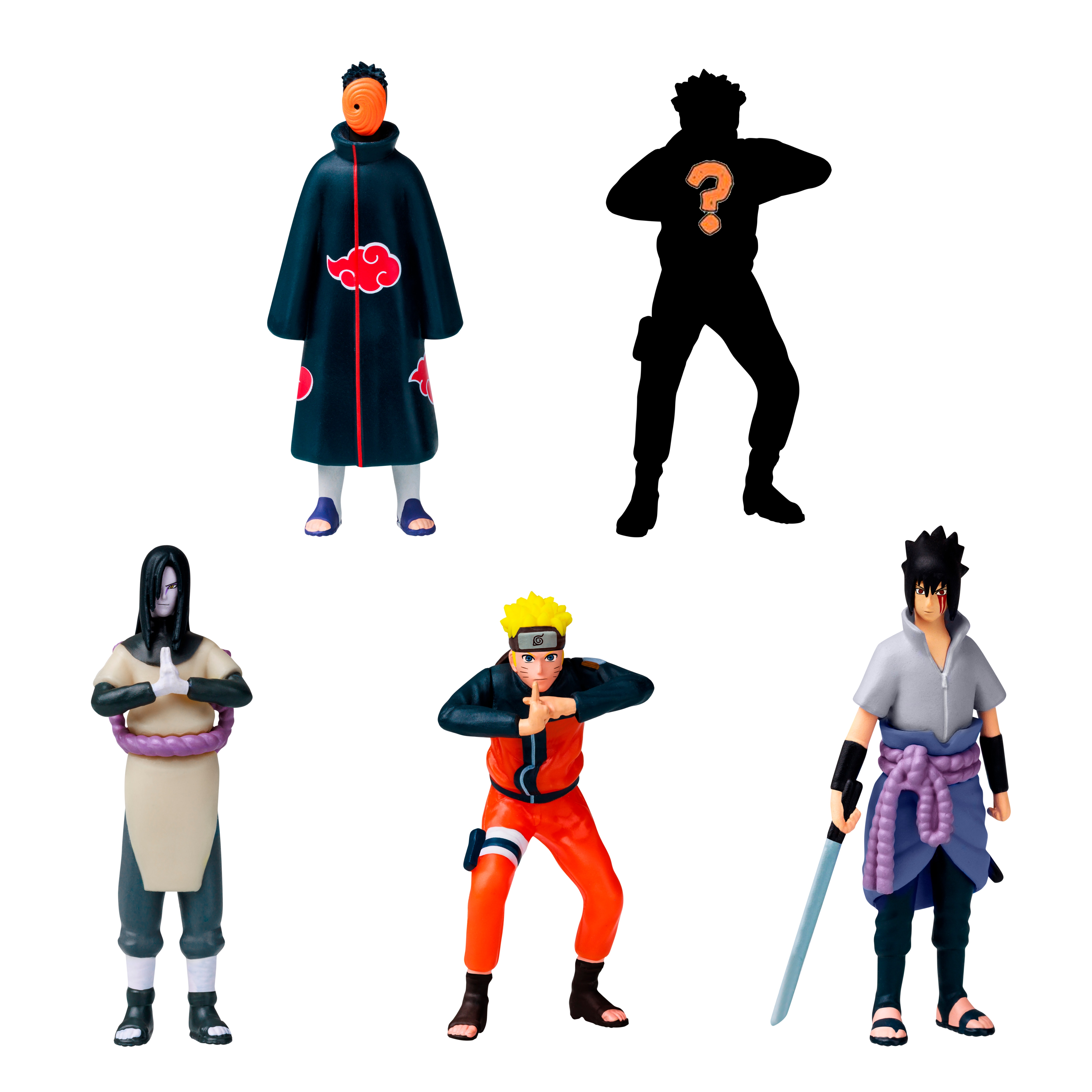 Pack de 5 figuras de Naruto 7
