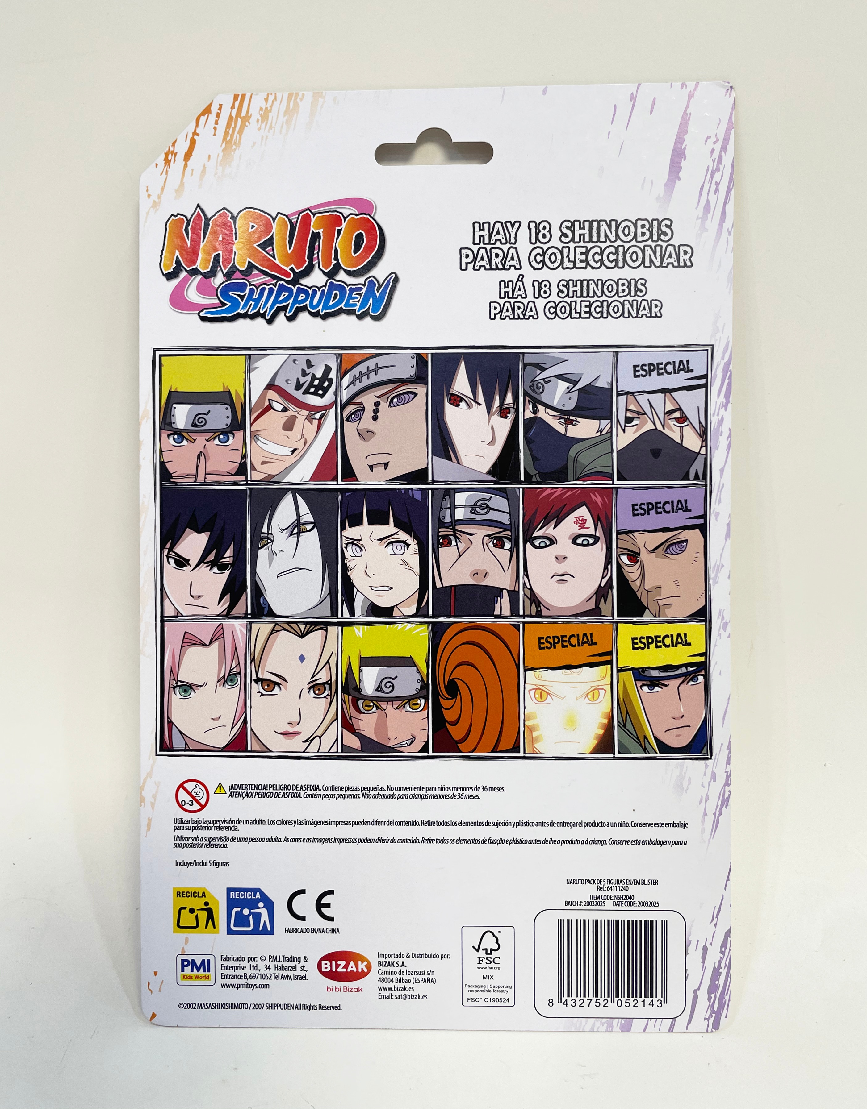 Pack de 5 figuras de Naruto 10