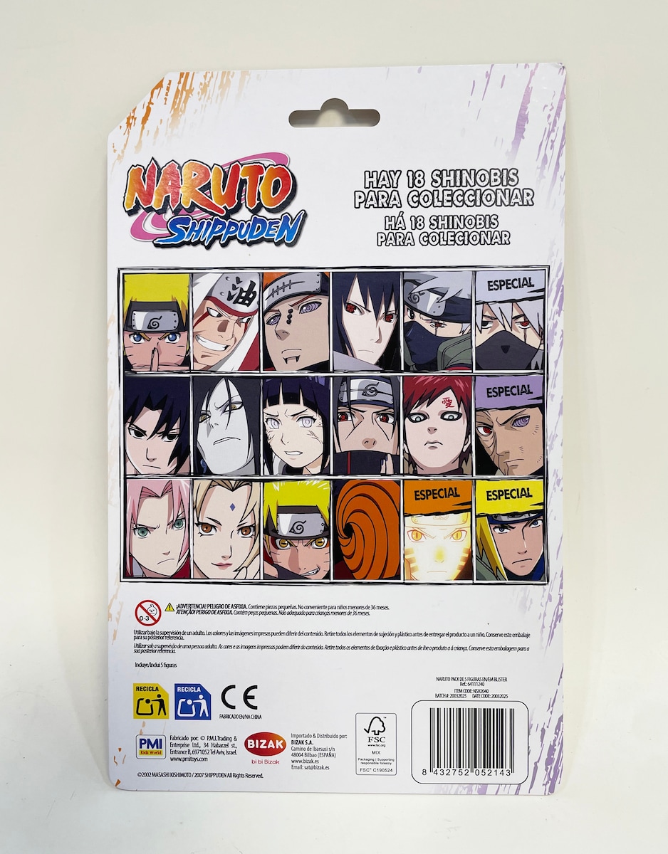 Pack de 5 figuras de Naruto 10