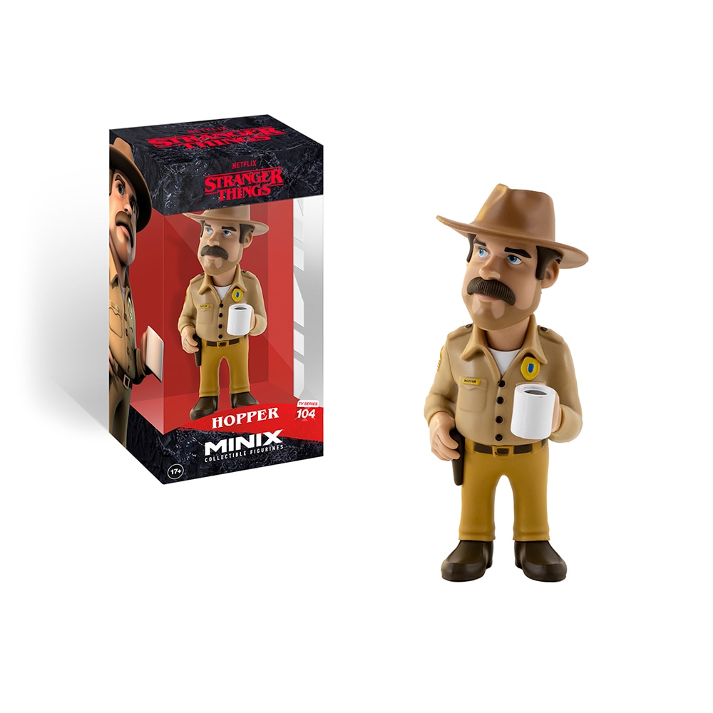 Figura Hopper 12 cm Stranger Things Minix Entretenimiento 2