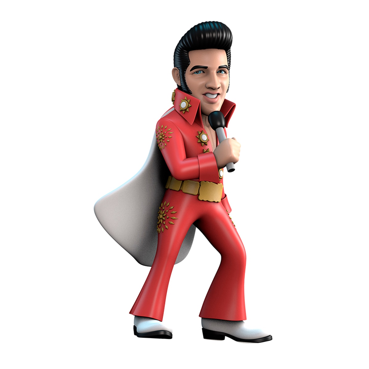 Minix - Minix Elvis Traje Rojo 12 cm Bandai