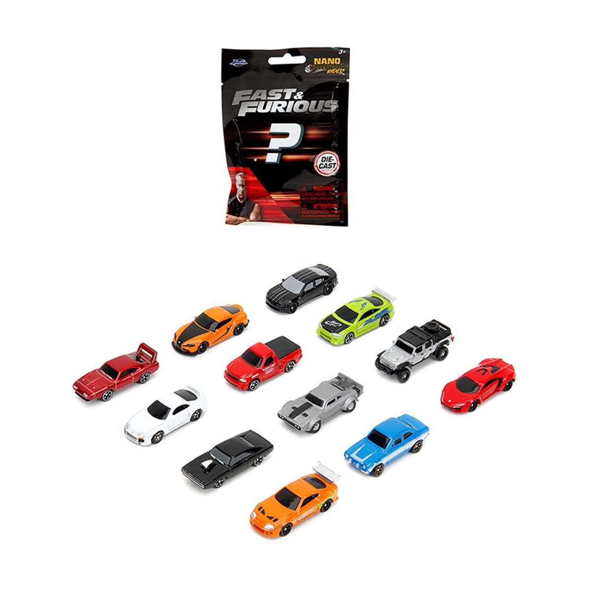 Imagem 0 de Mini Figura Die Cast Fast & Furious Modelos Sortidos Envio Aleatório