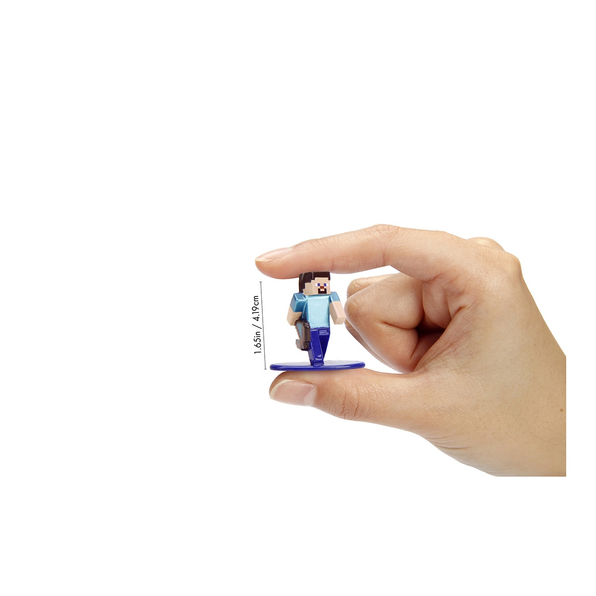 Figura de metal 4 cm en sobre sorpresa Nanofigs Minecraft Jada modelos surtidos 3