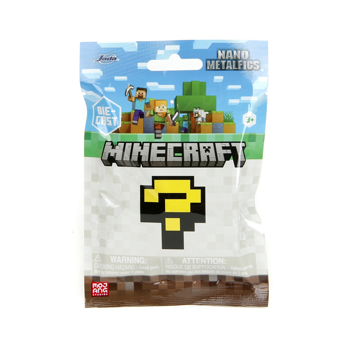 Figura de metal 4 cm en sobre sorpresa Nanofigs Minecraft Jada modelos surtidos 4