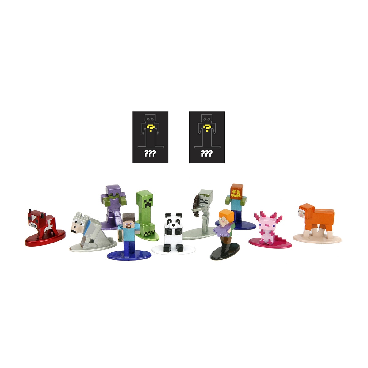 Figura de metal 4 cm en sobre sorpresa Nanofigs Minecraft Jada modelos surtidos 5