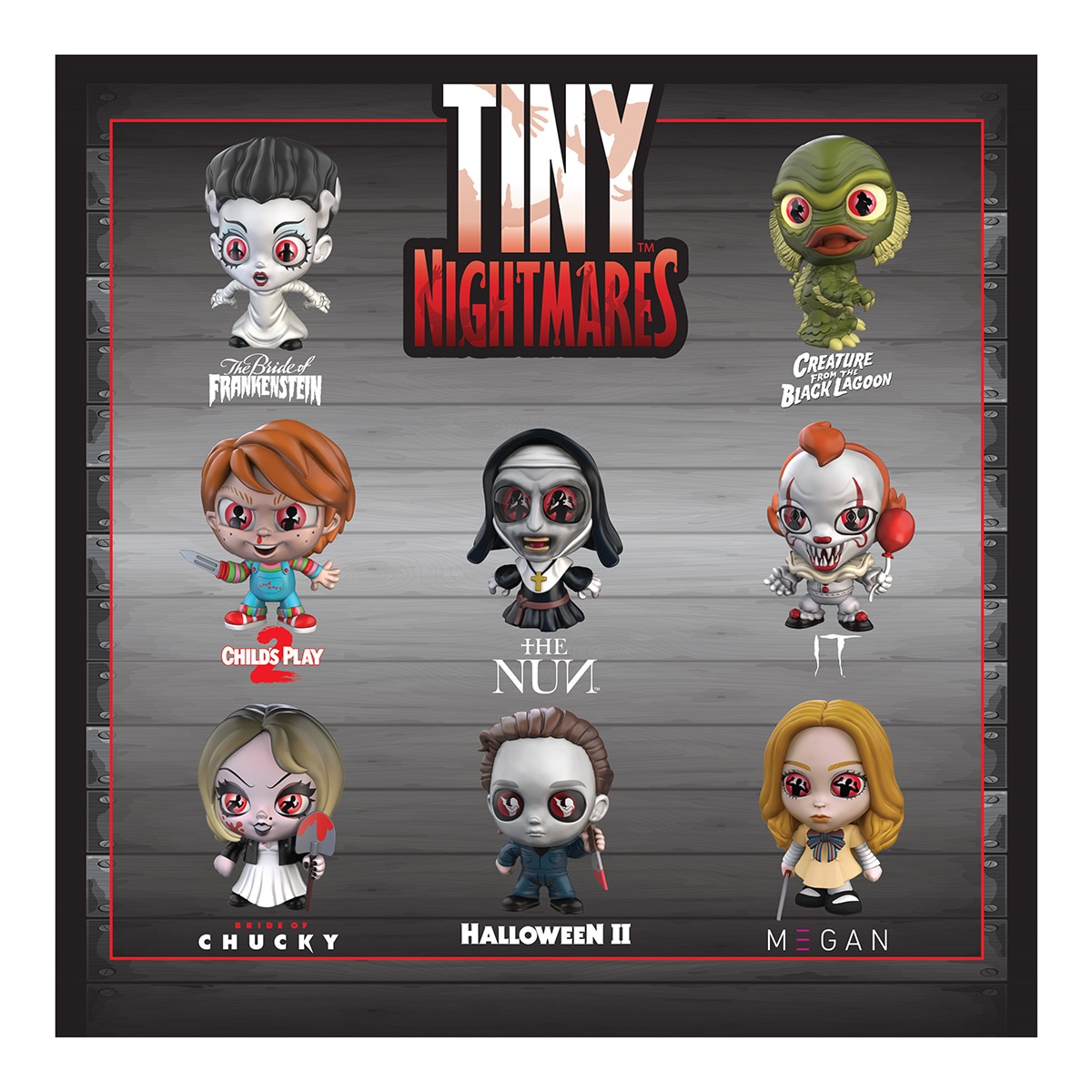 Figuras coleccionables sorpresa Tiny Nightmares Just Play Products modelos surtidos 2