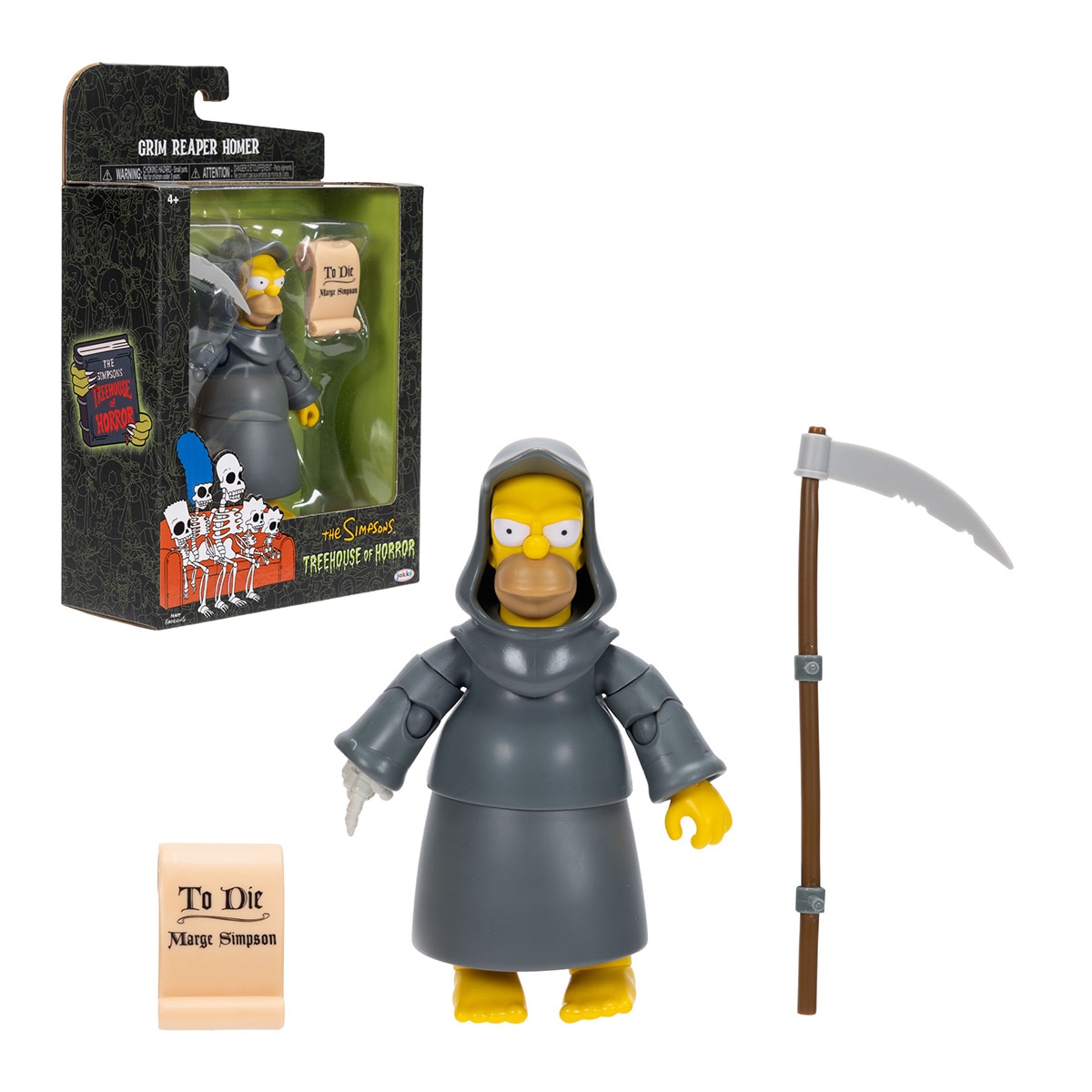 Imagen 1 de Figura Homer Segador 13 cm Casa del Terror de Los Simpsons Disney Jakks