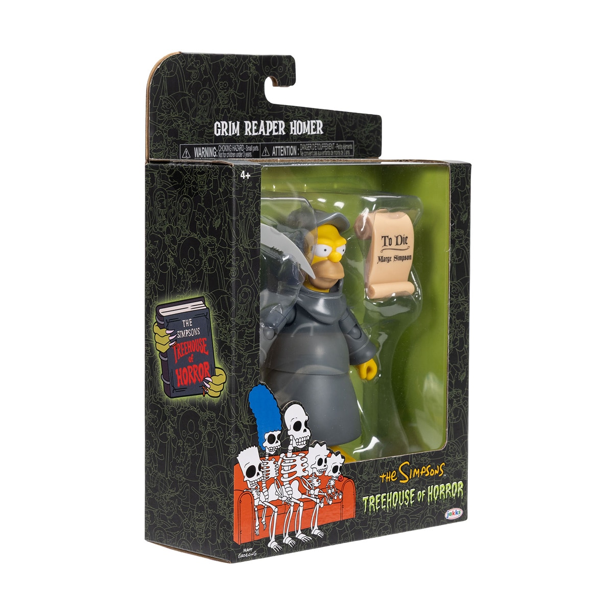 Imagen 3 de Figura Homer Segador 13 cm Casa del Terror de Los Simpsons Disney Jakks