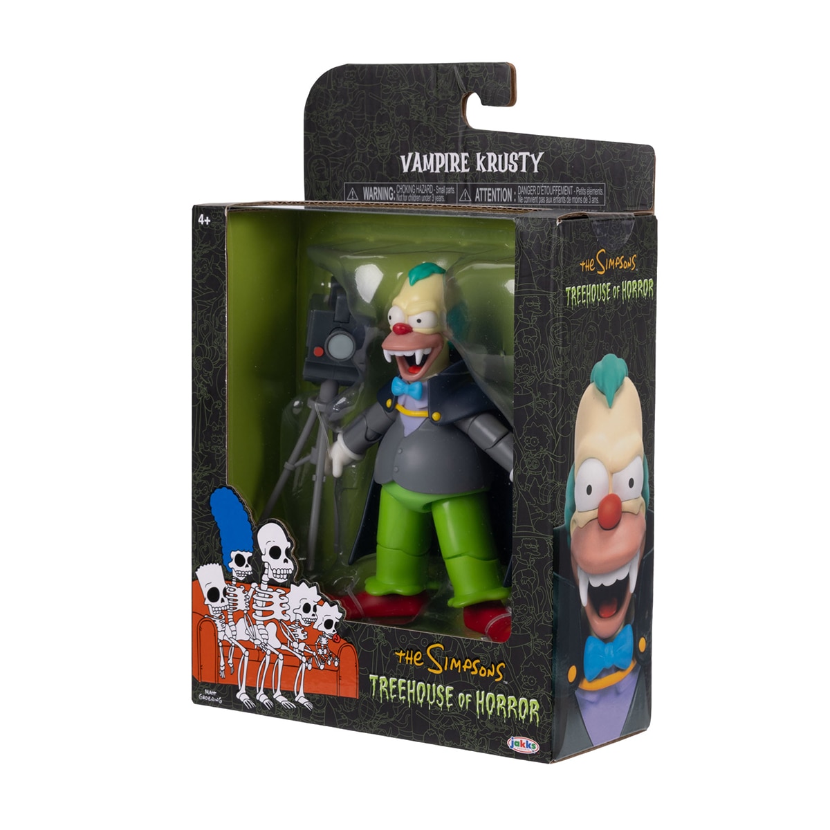Imagen 3 de Figura Krusty Vampiro 13 cm Casa del Terror de Los Simpsons Disney Jakks