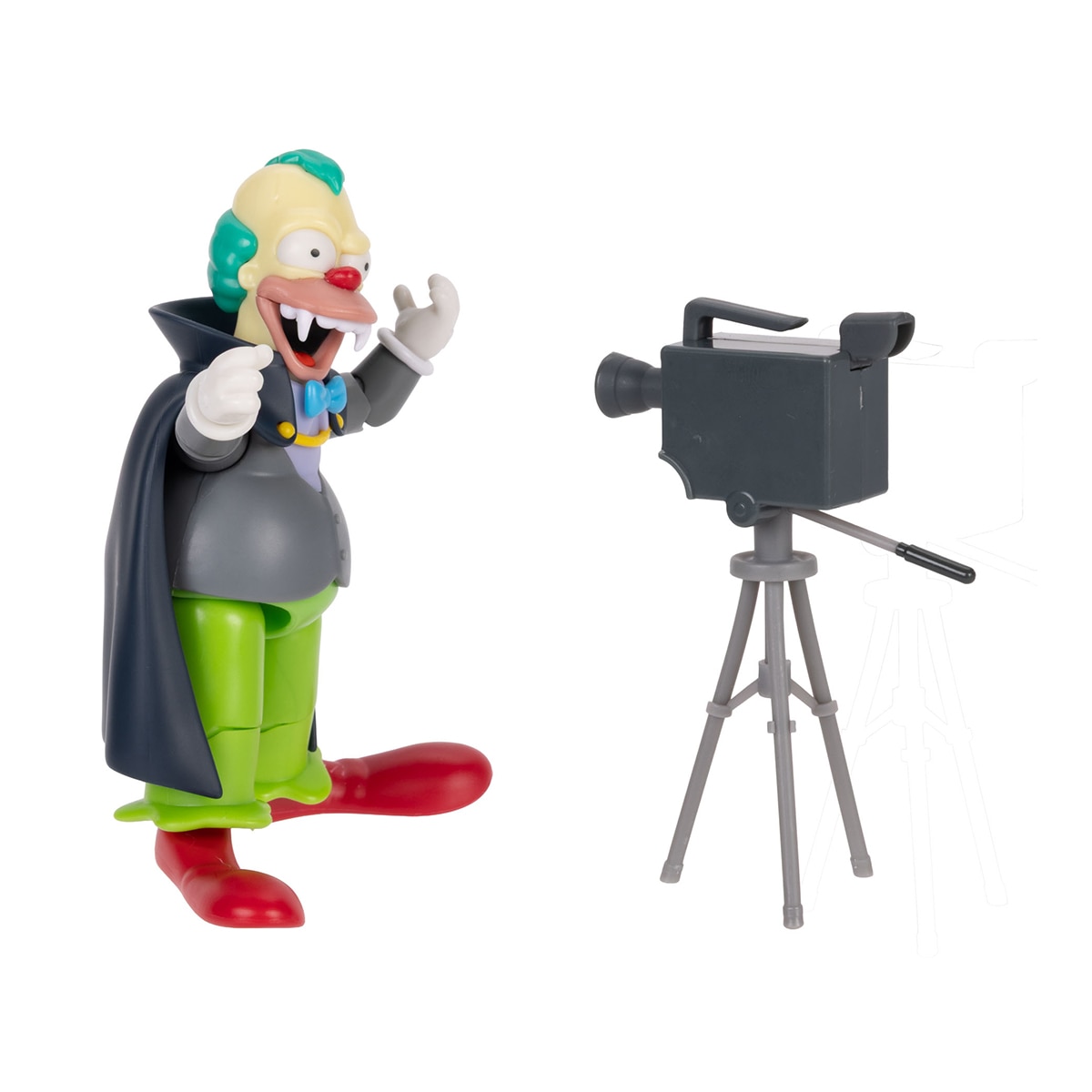 Imagen 9 de Figura Krusty Vampiro 13 cm Casa del Terror de Los Simpsons Disney Jakks