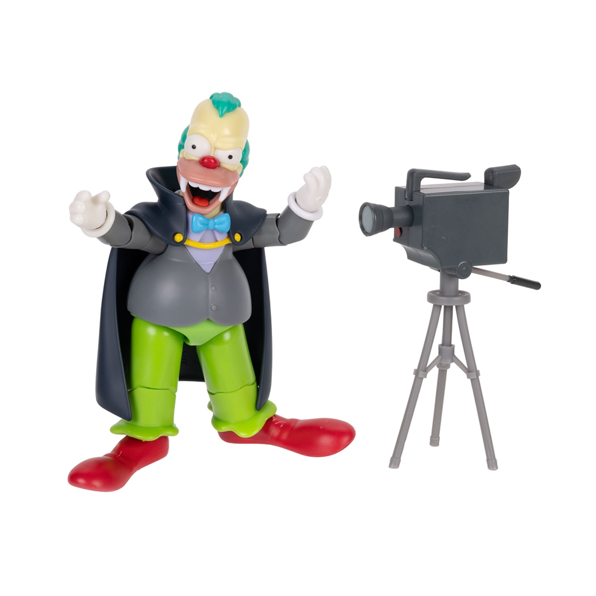 Imagen 10 de Figura Krusty Vampiro 13 cm Casa del Terror de Los Simpsons Disney Jakks